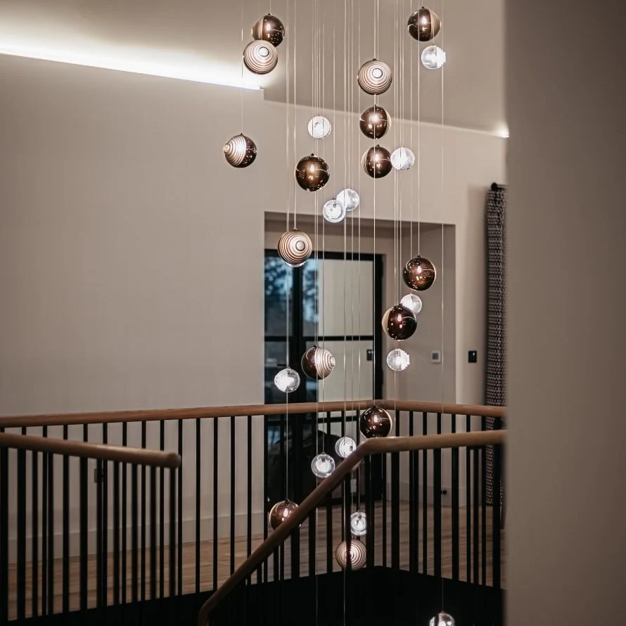 Cosmic Sphere Cascade Chandelier - Image 21