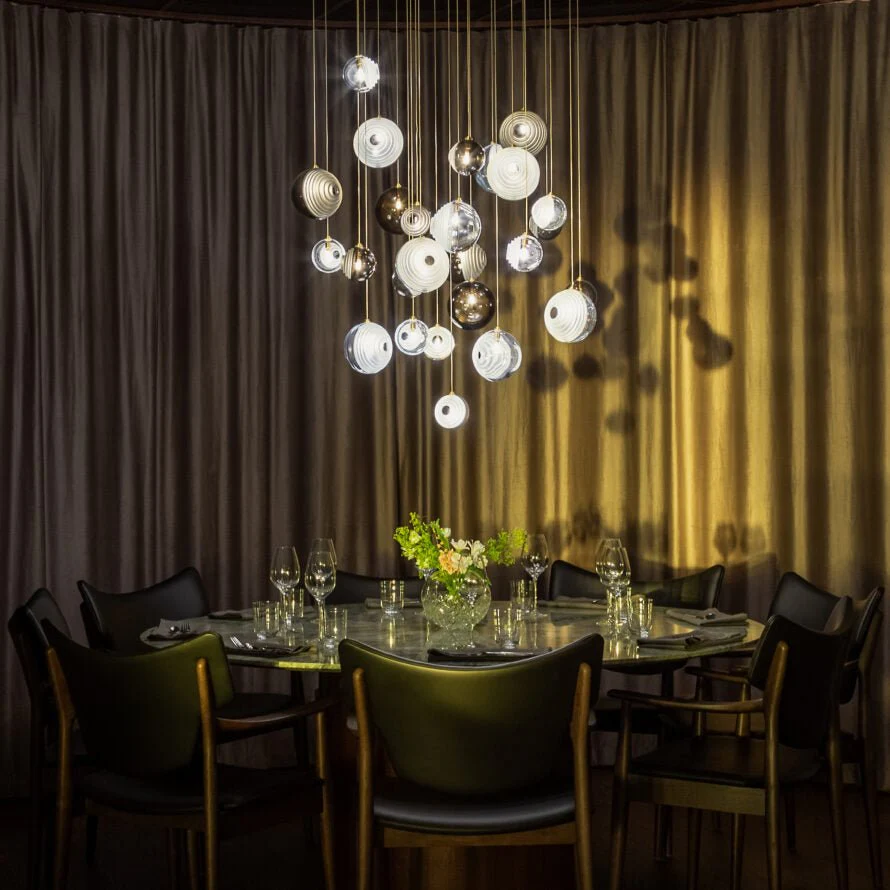 Cosmic Sphere Cascade Chandelier - Image 35