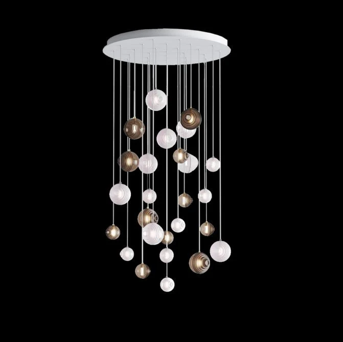 Cosmic Sphere Cascade Chandelier - Image 49