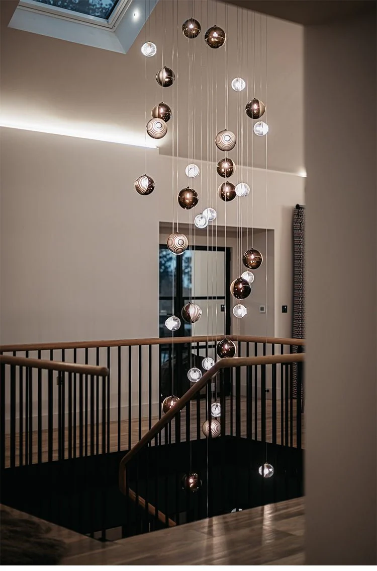 Cosmic Sphere Cascade Chandelier - Image 9