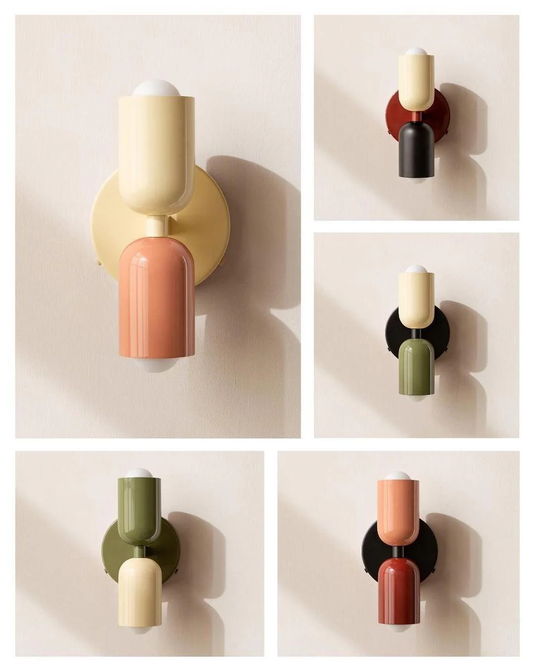 Couleur Double Plug In Wall Lamp - Image 26