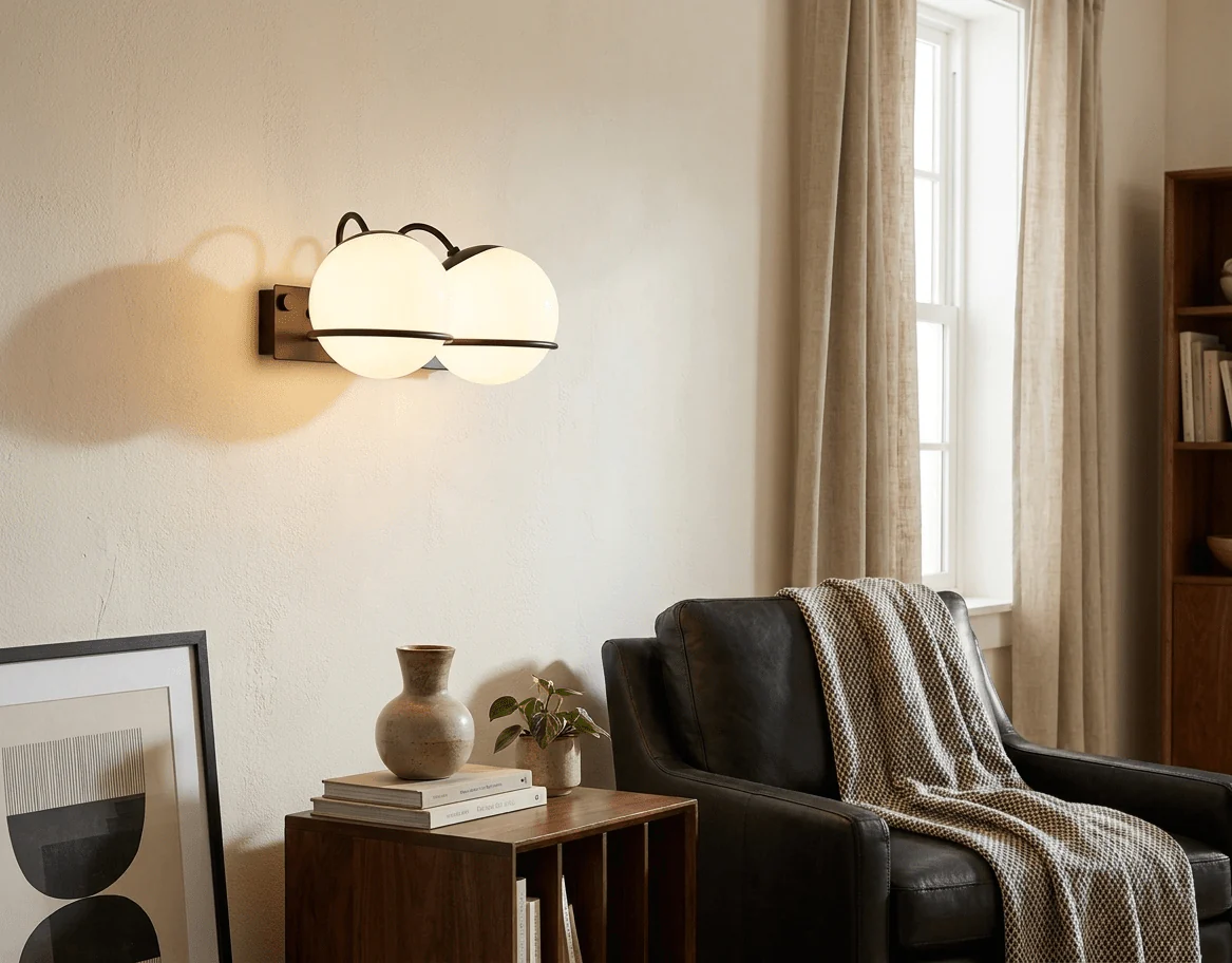 Cradled Globe Wall Sconce - Image 4