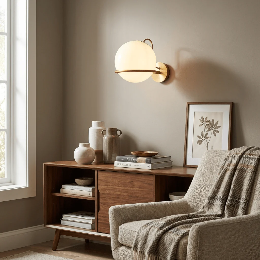 Cradled Globe Wall Sconce - Image 9