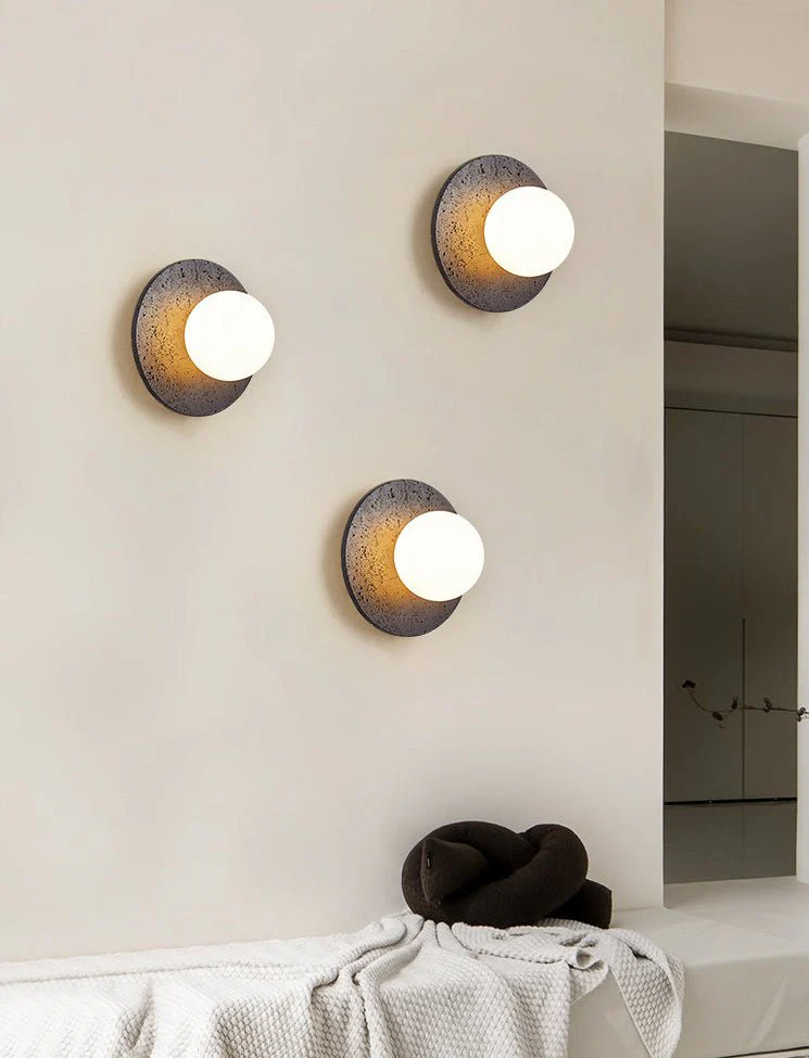 Crater Backlit Wall Sconce - Image 8