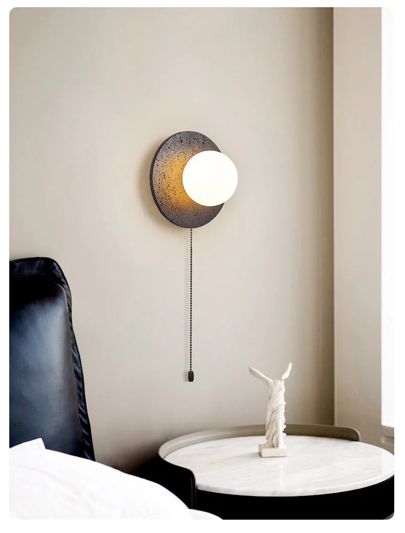 Crater Backlit Wall Sconce - Image 9