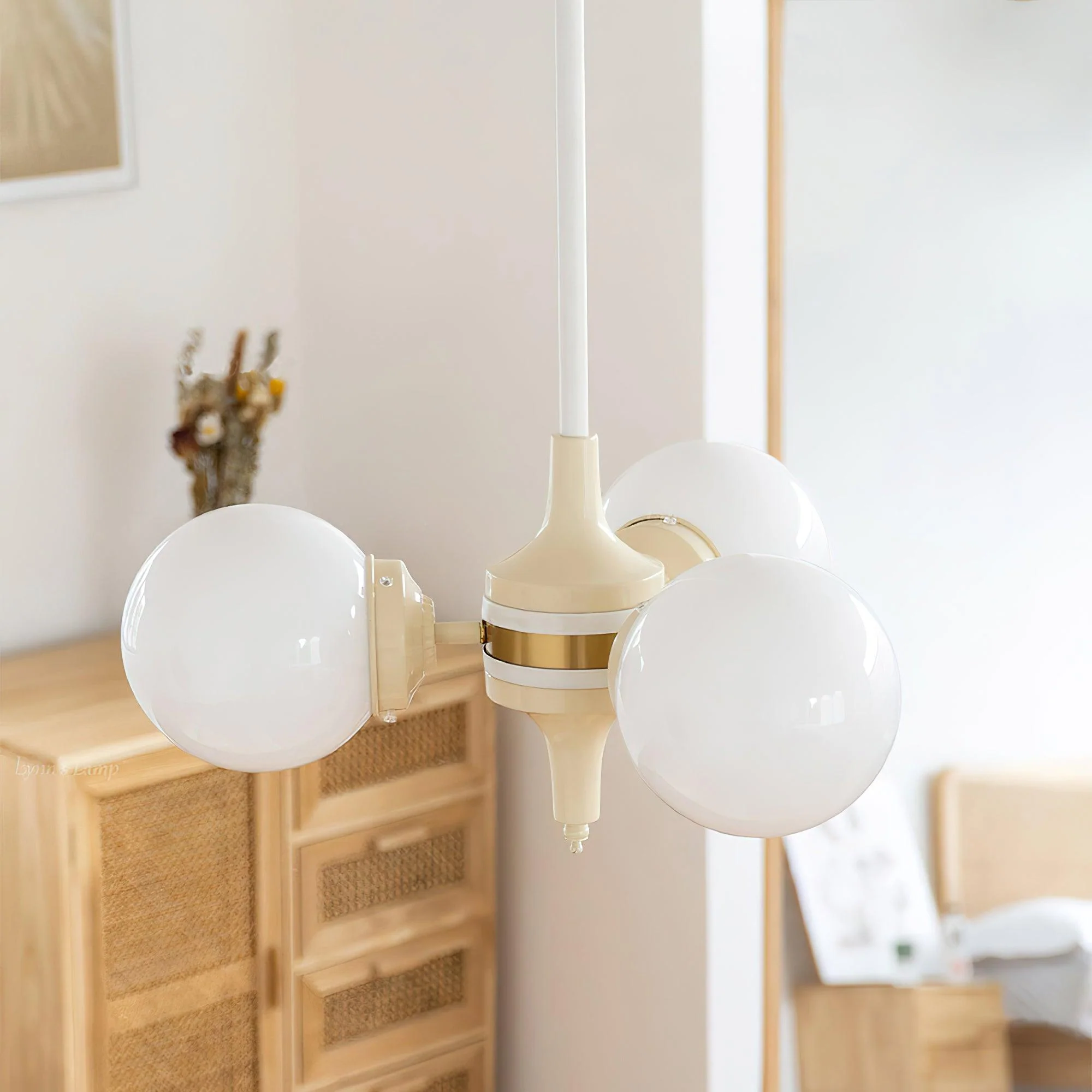 Cream Ball Chandelier - Image 10