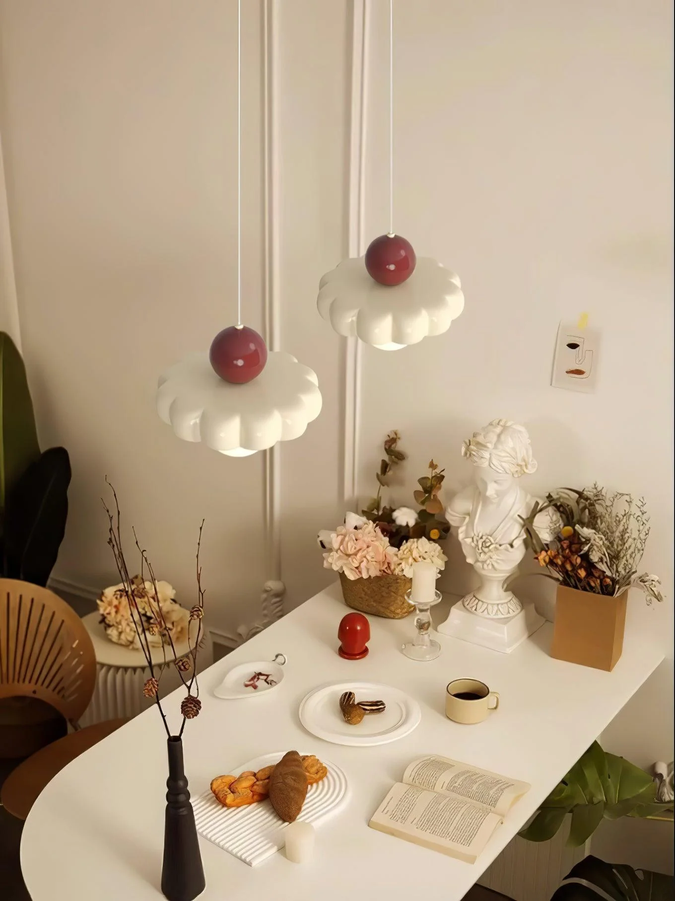 Cream Cloud Pendant Lamp - Image 14