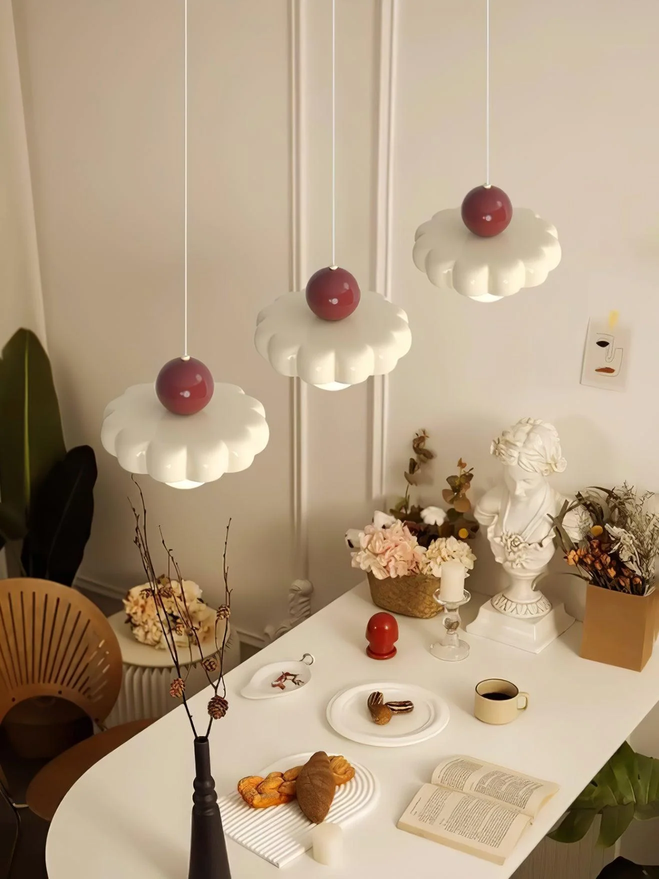 Cream Cloud Pendant Lamp - Image 25