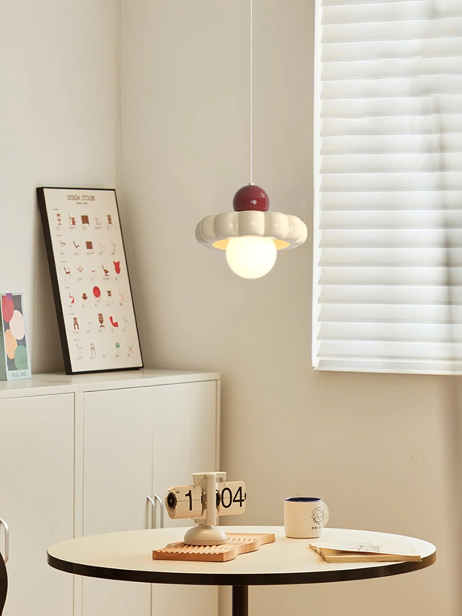 Cream Cloud Pendant Lamp - Image 8