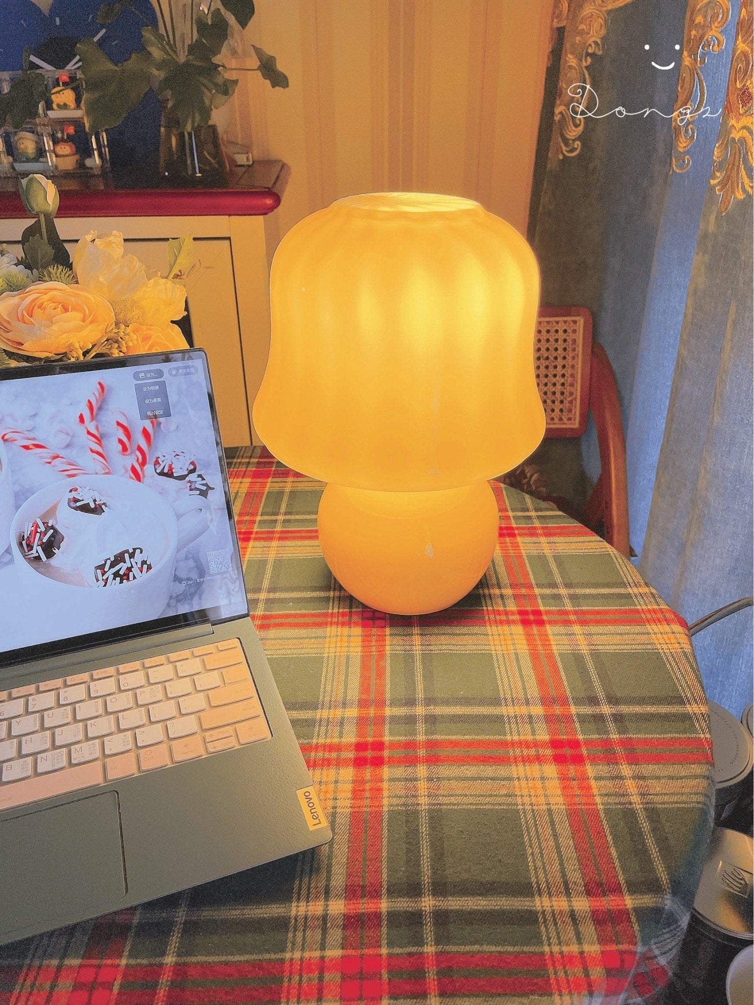 Creamy Mushroom Table Lamp - Image 37
