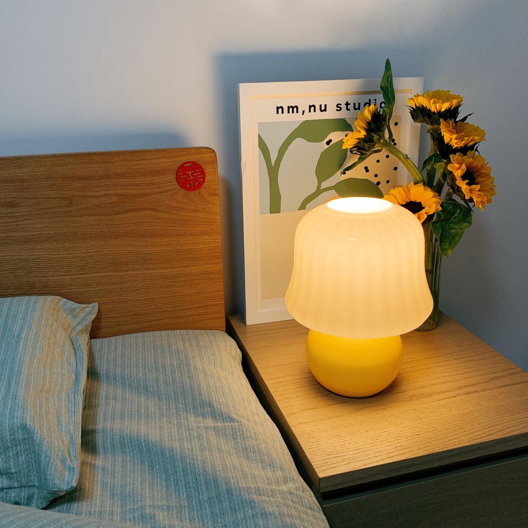 Creamy Mushroom Table Lamp - Image 9