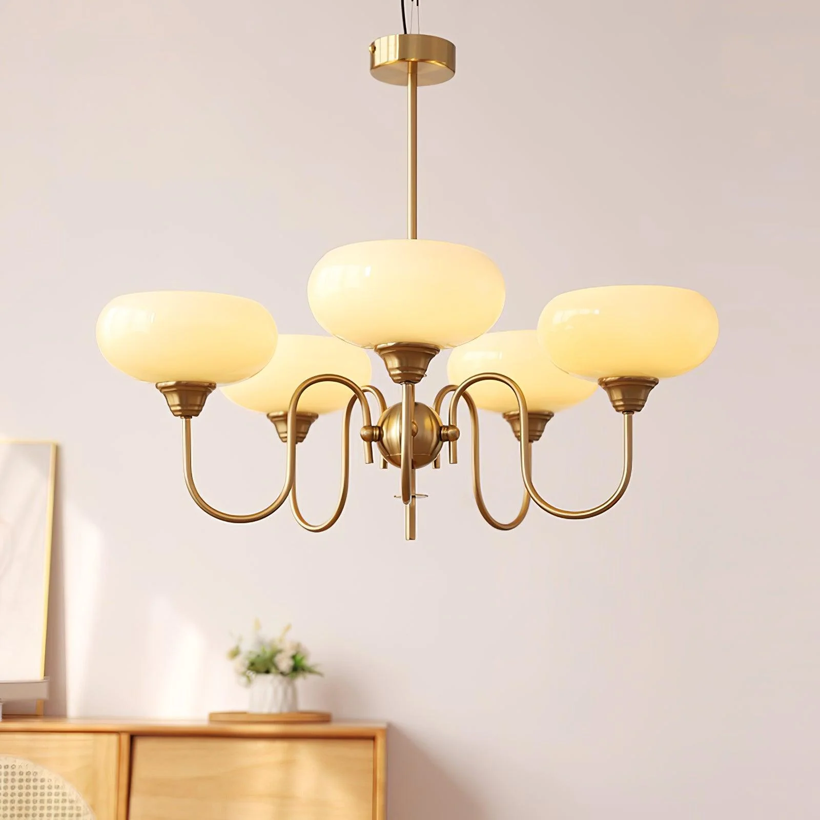 Creamy Persimmon Chandelier - Image 2