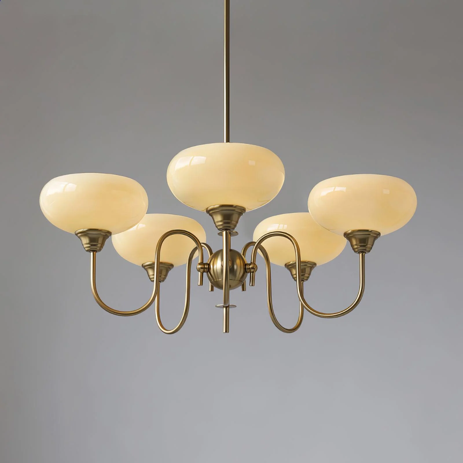 Creamy Persimmon Chandelier - Image 29