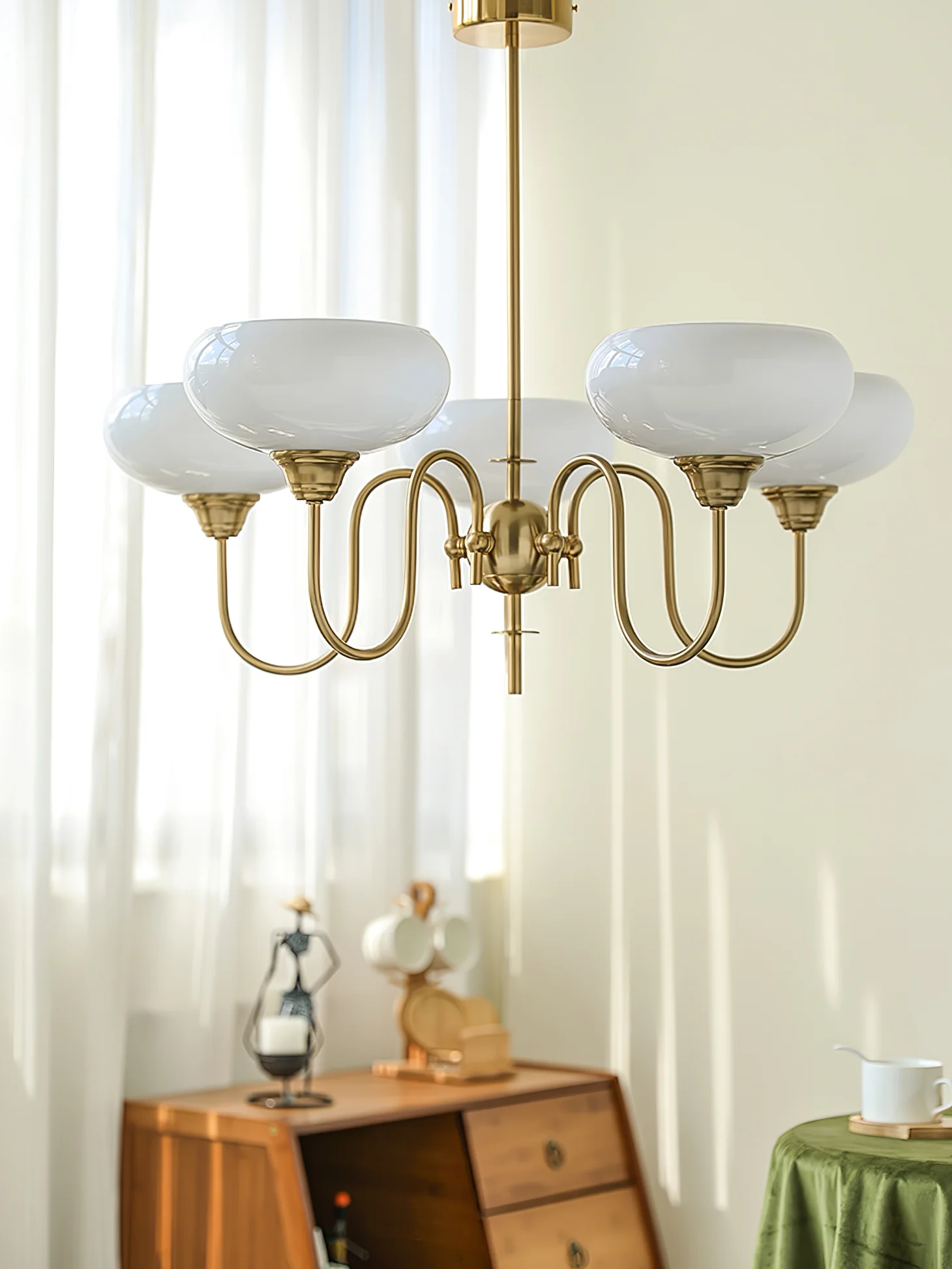 Creamy Persimmon Chandelier - Image 51