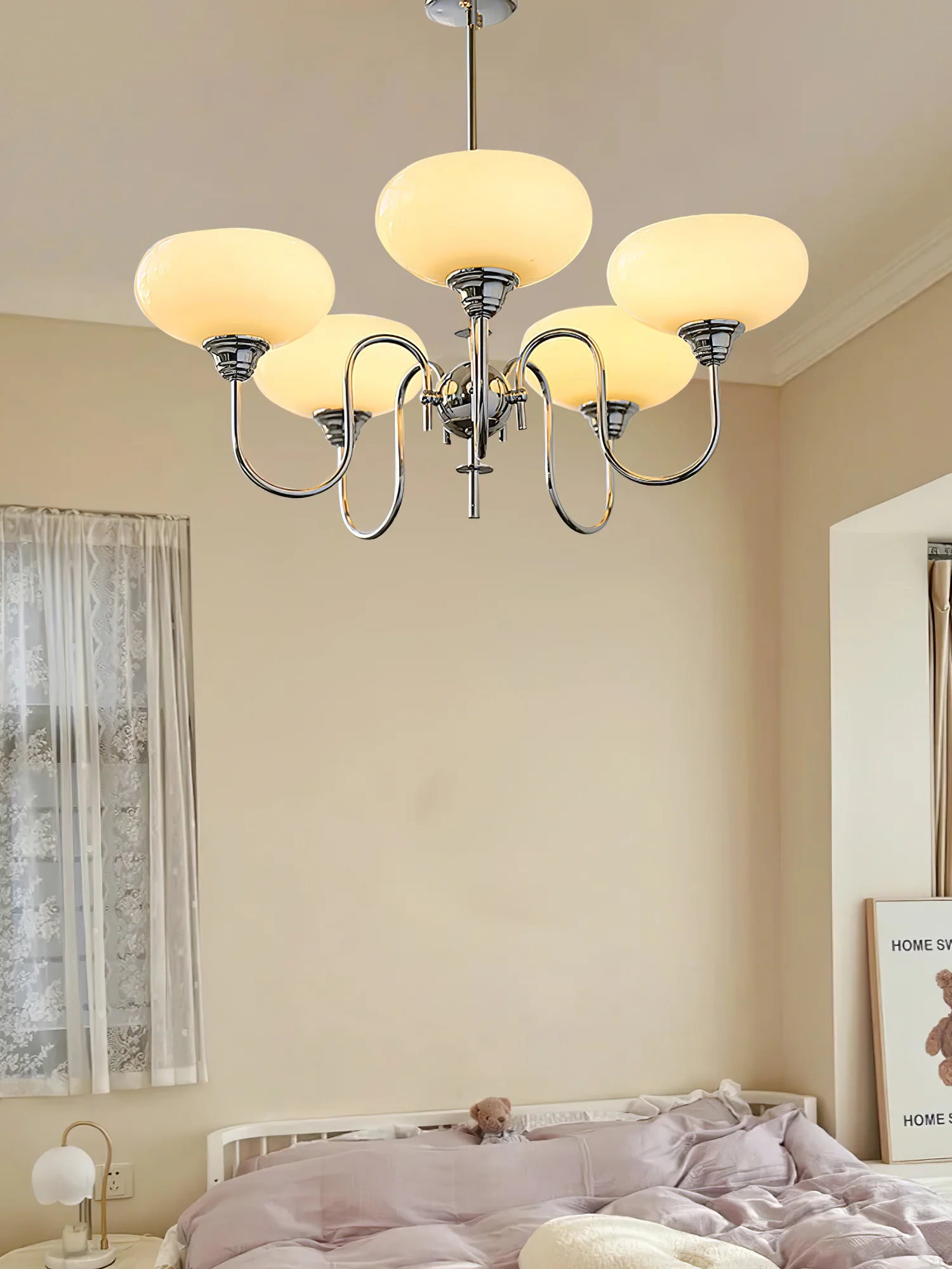 Creamy Persimmon Chandelier - Image 54