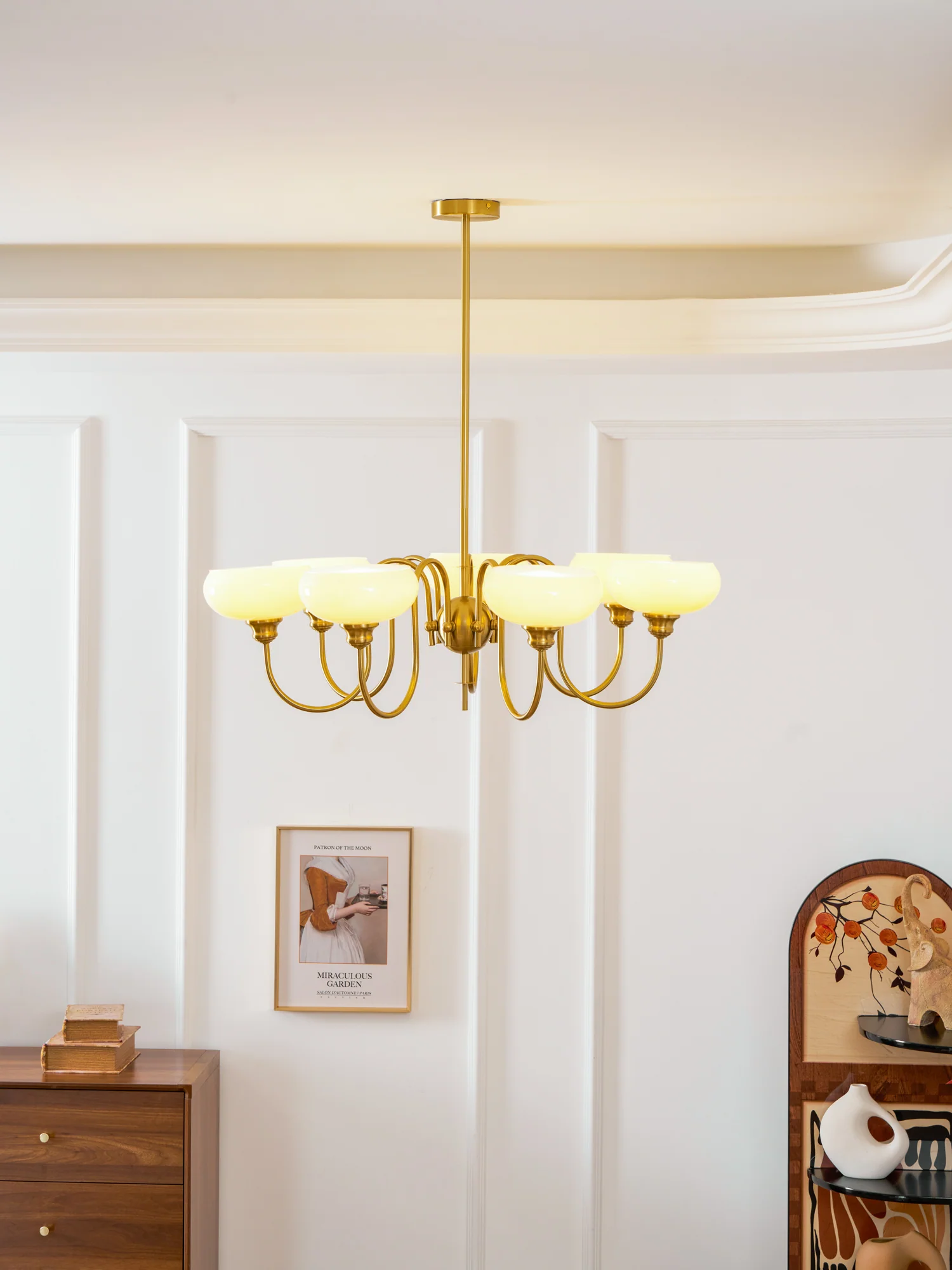 Creamy Persimmon Chandelier - Image 64