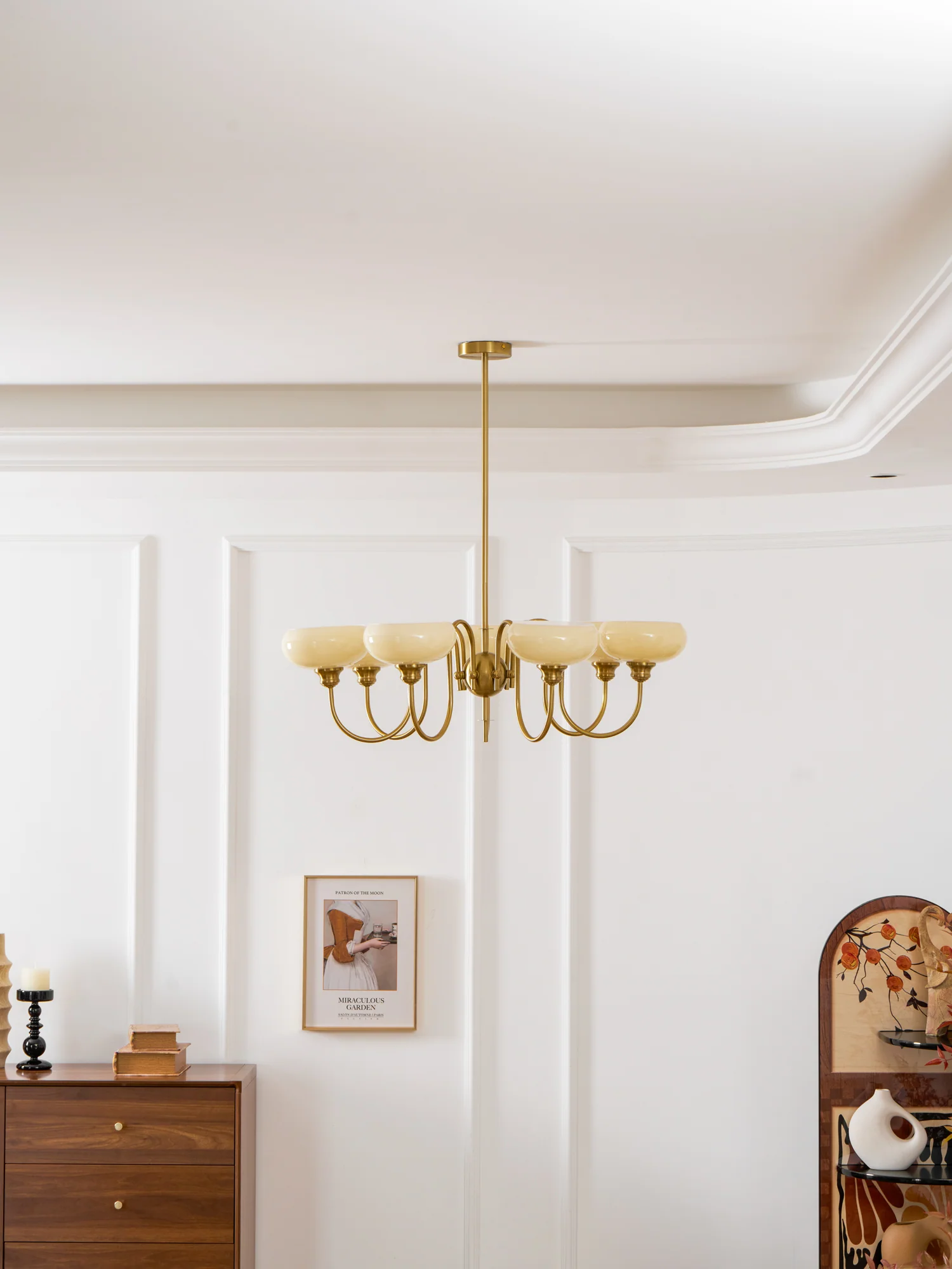 Creamy Persimmon Chandelier - Image 65