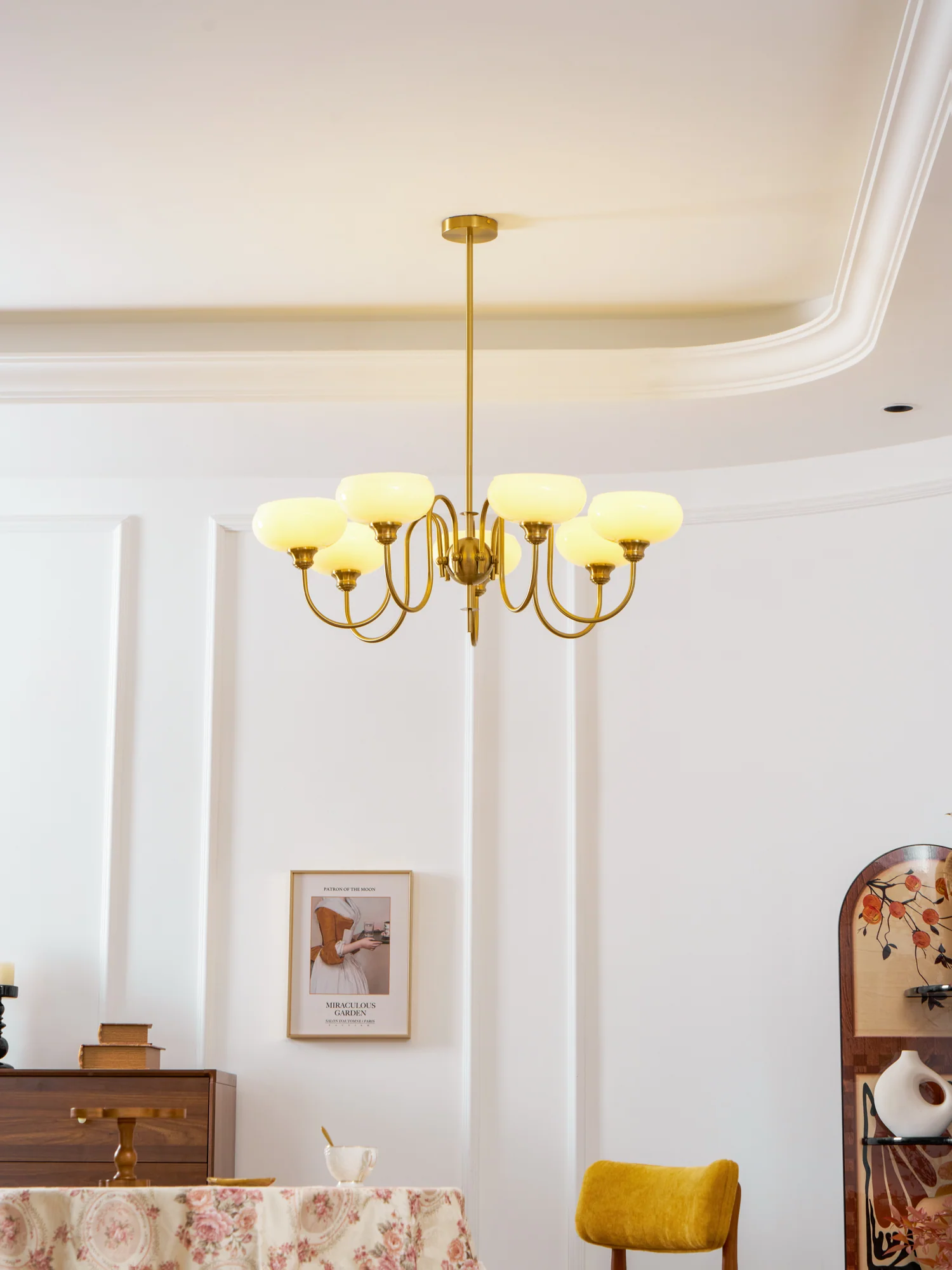 Creamy Persimmon Chandelier - Image 66