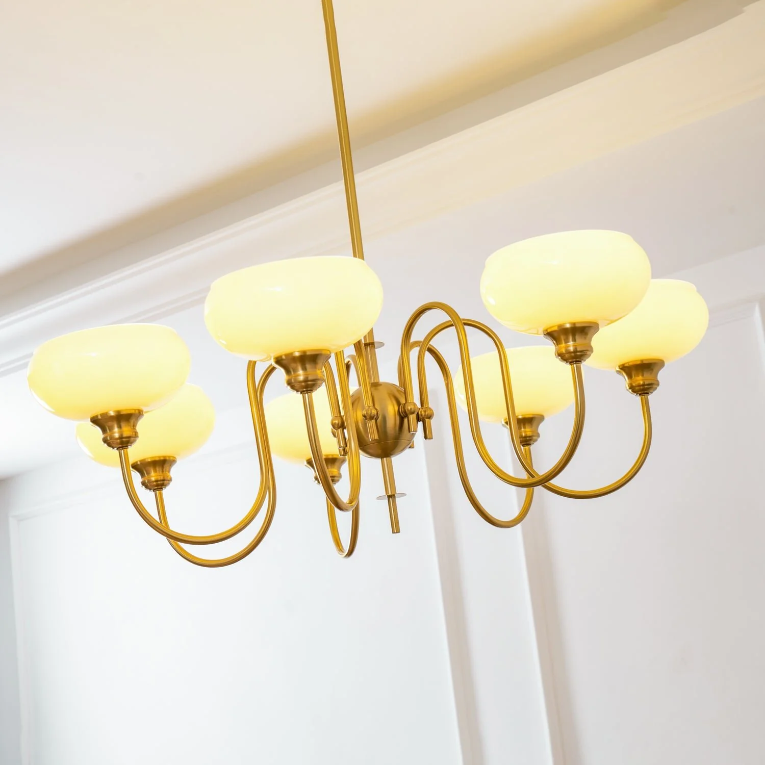 Creamy Persimmon Chandelier - Image 68