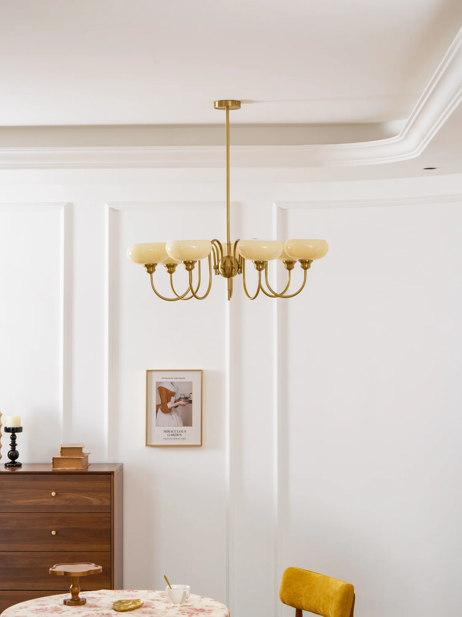 Creamy Persimmon Chandelier - Image 69