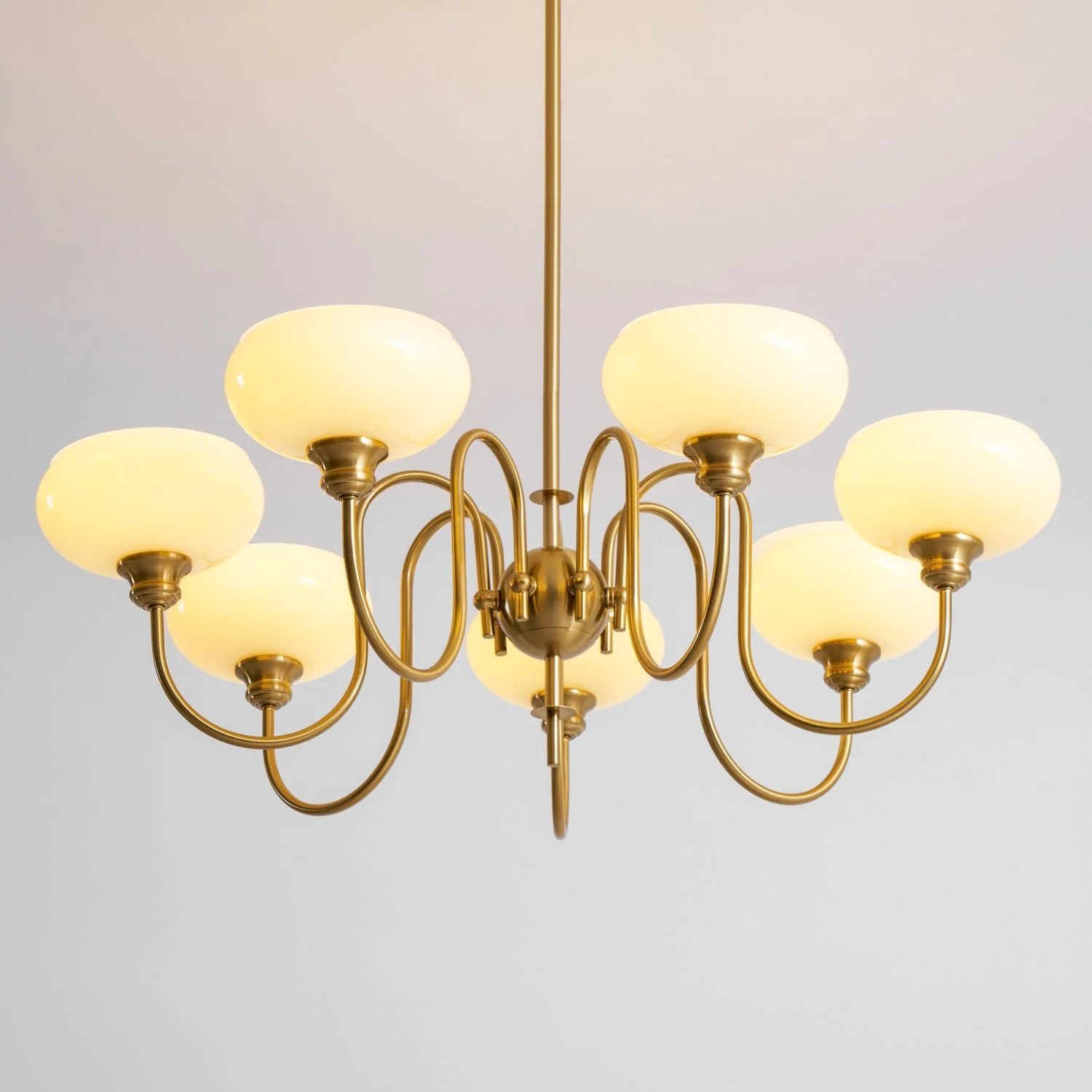 Creamy Persimmon Chandelier - Image 76