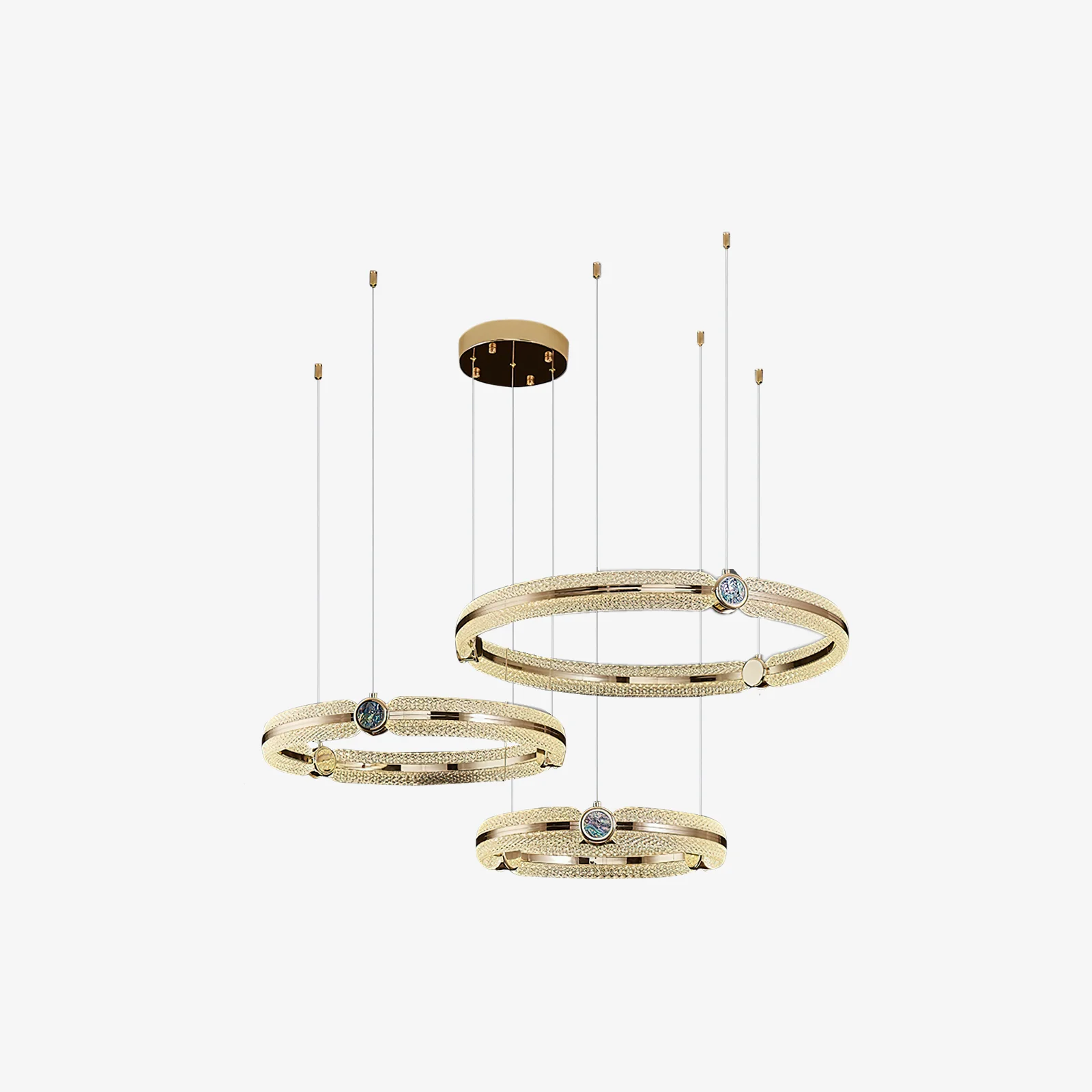 Creative Ring Chandelier - Image 21