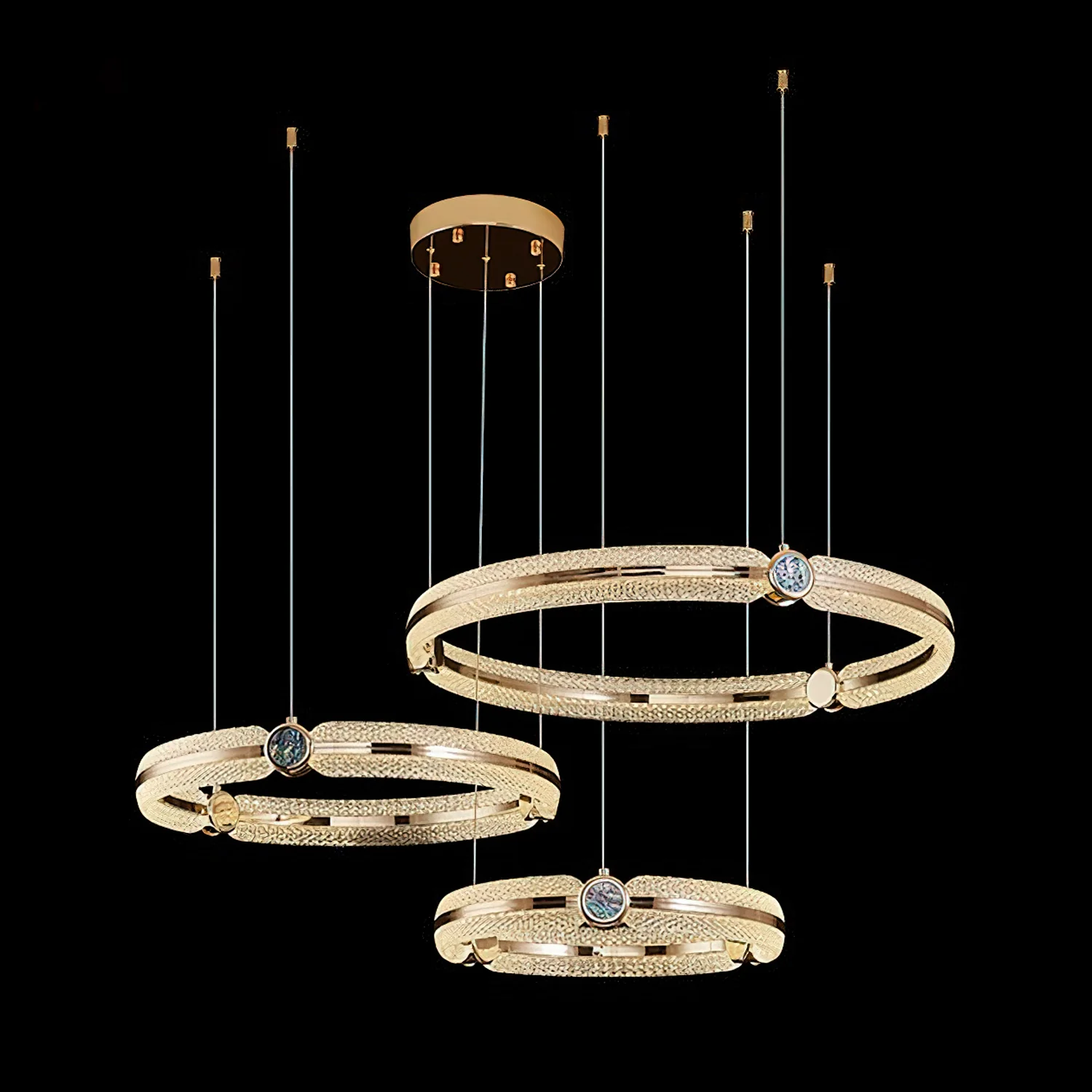 Creative Ring Chandelier - Image 28