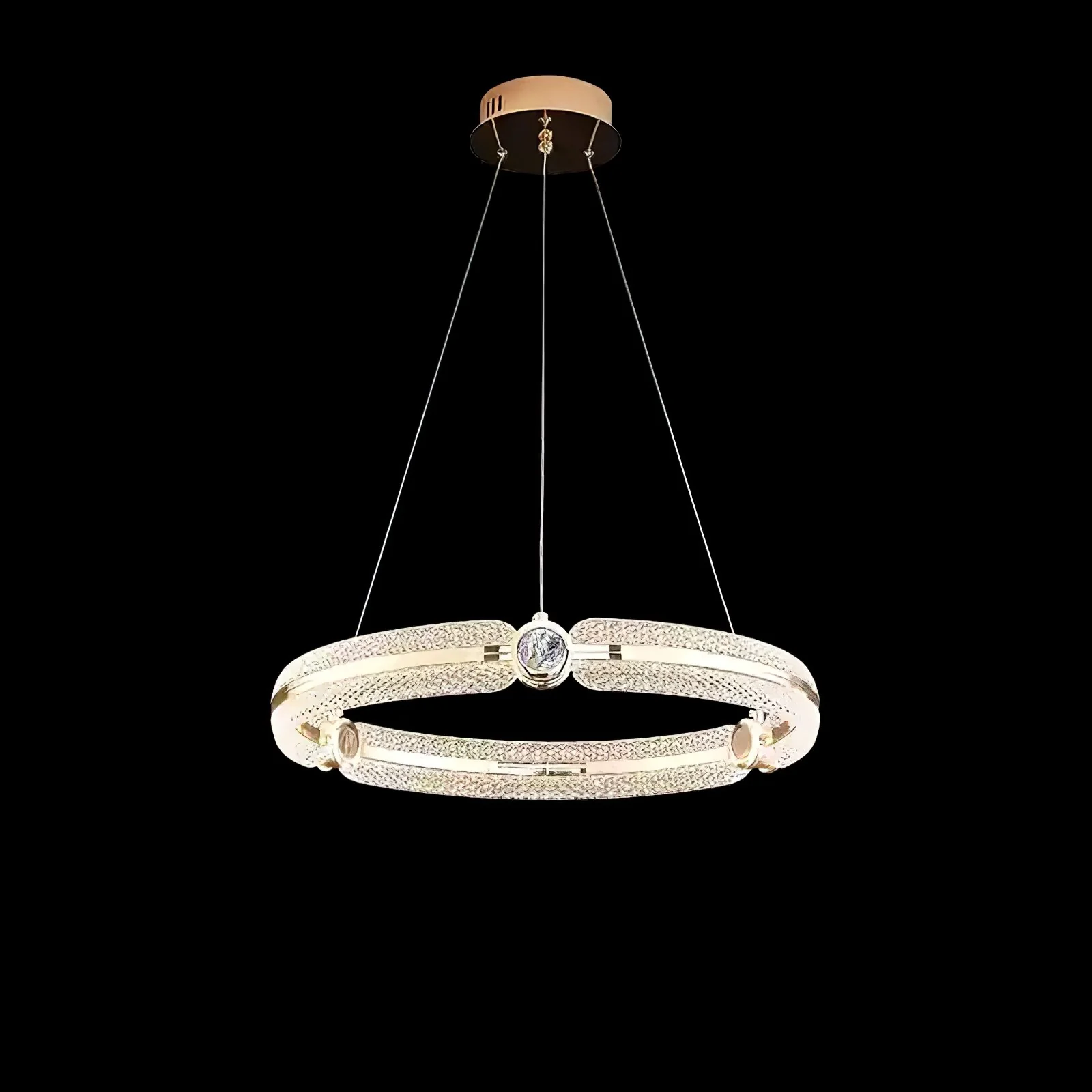 Creative Ring Chandelier - Image 9