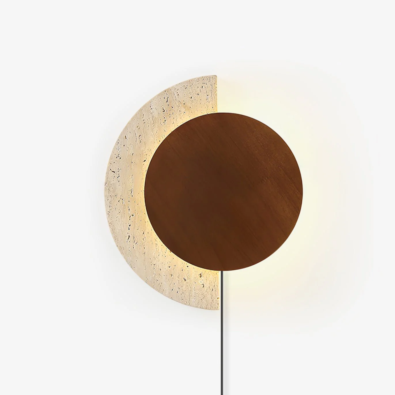 Crescent Halo Plug-in Wall Sconce - Image 14