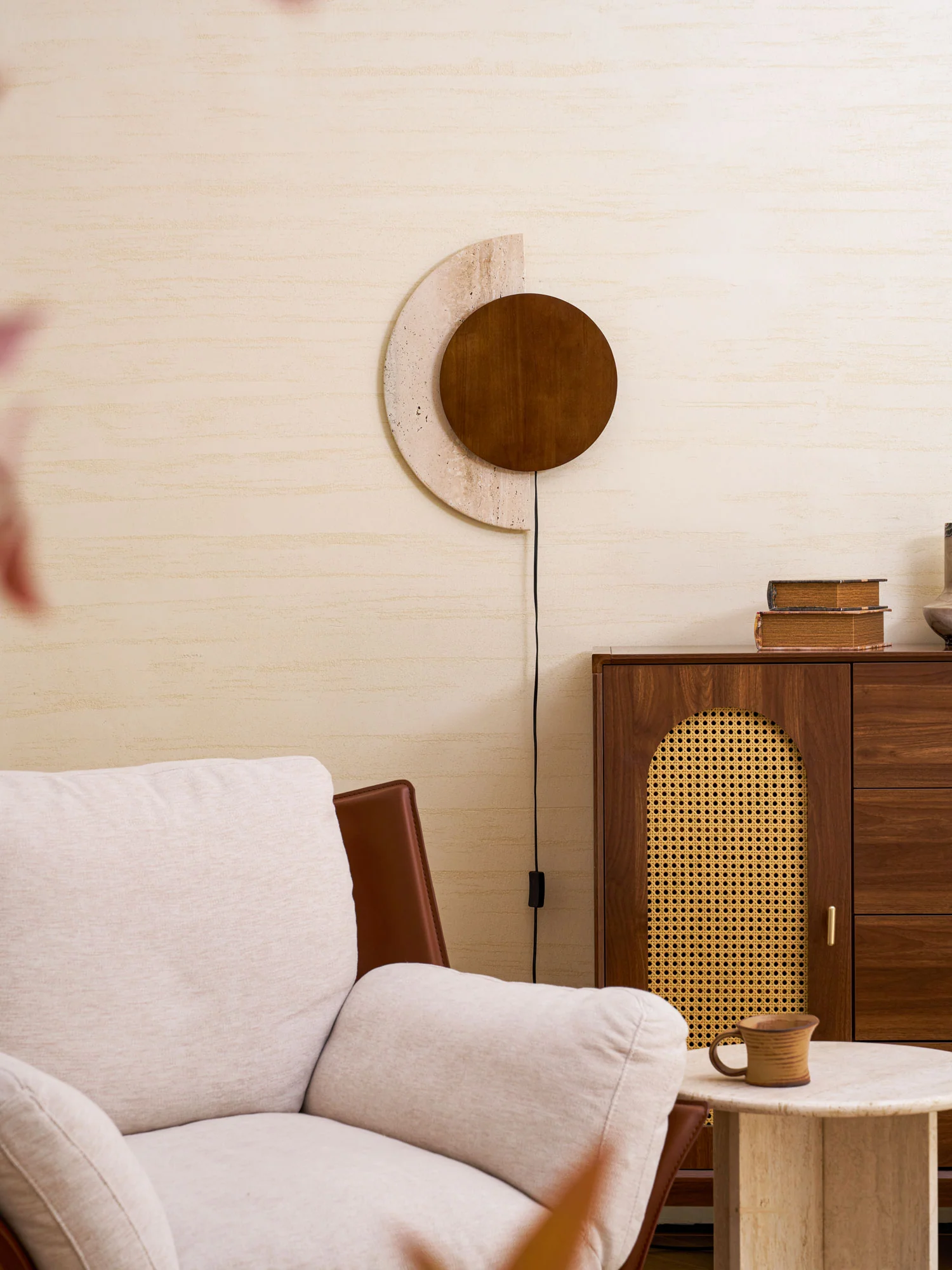 Crescent Halo Plug-in Wall Sconce - Image 28