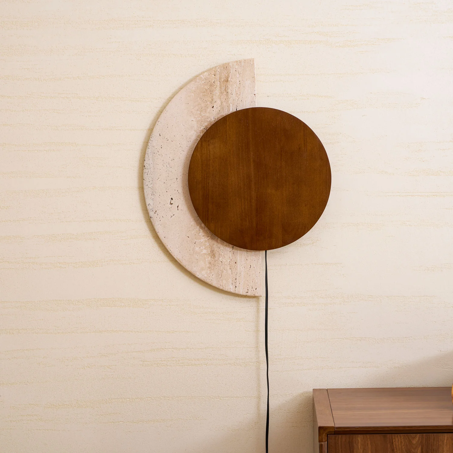 Crescent Halo Plug-in Wall Sconce - Image 29