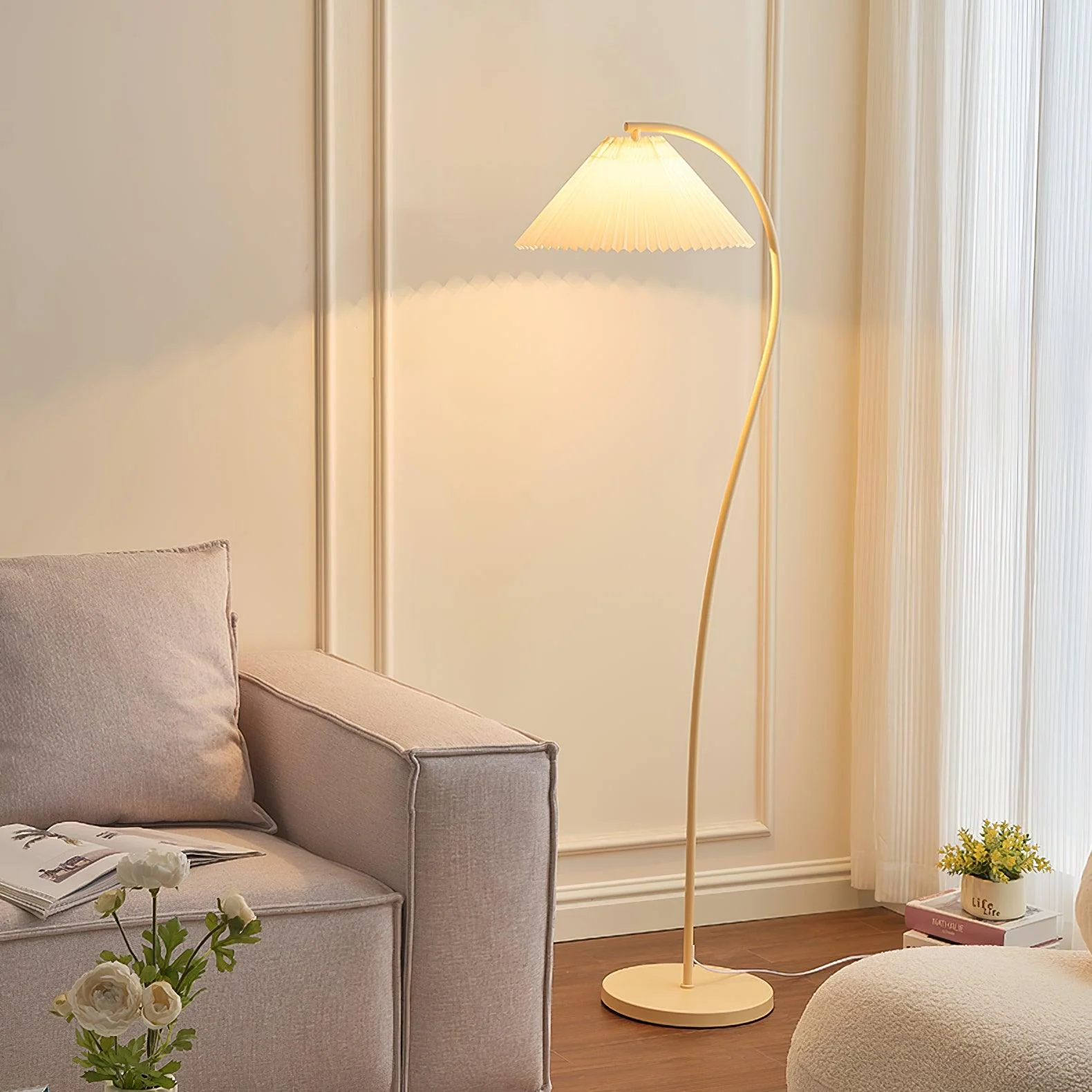 Crescini Pleated Floor Lamp - Image 12