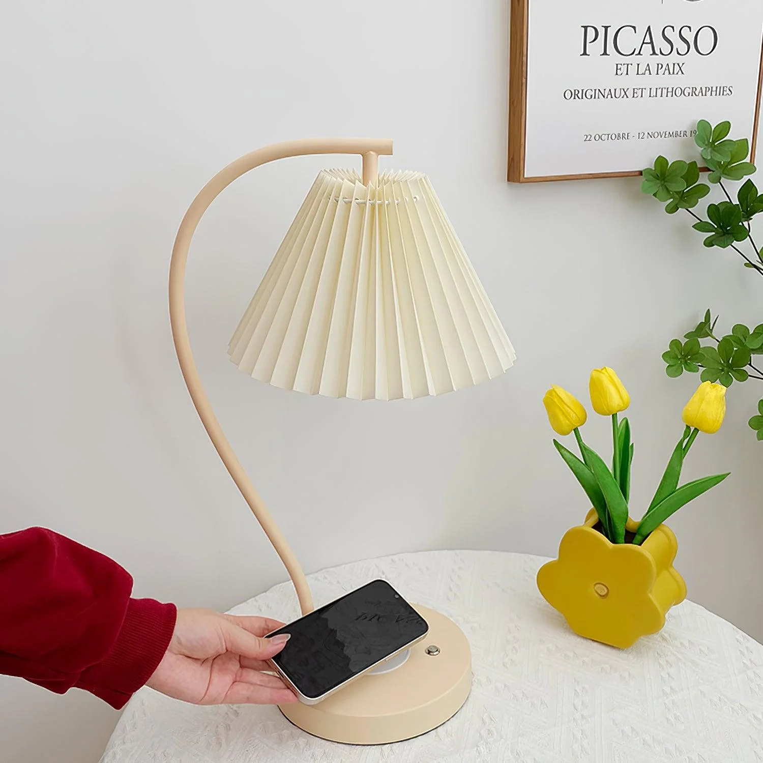 Crescini Pleated Table Lamp - Image 18