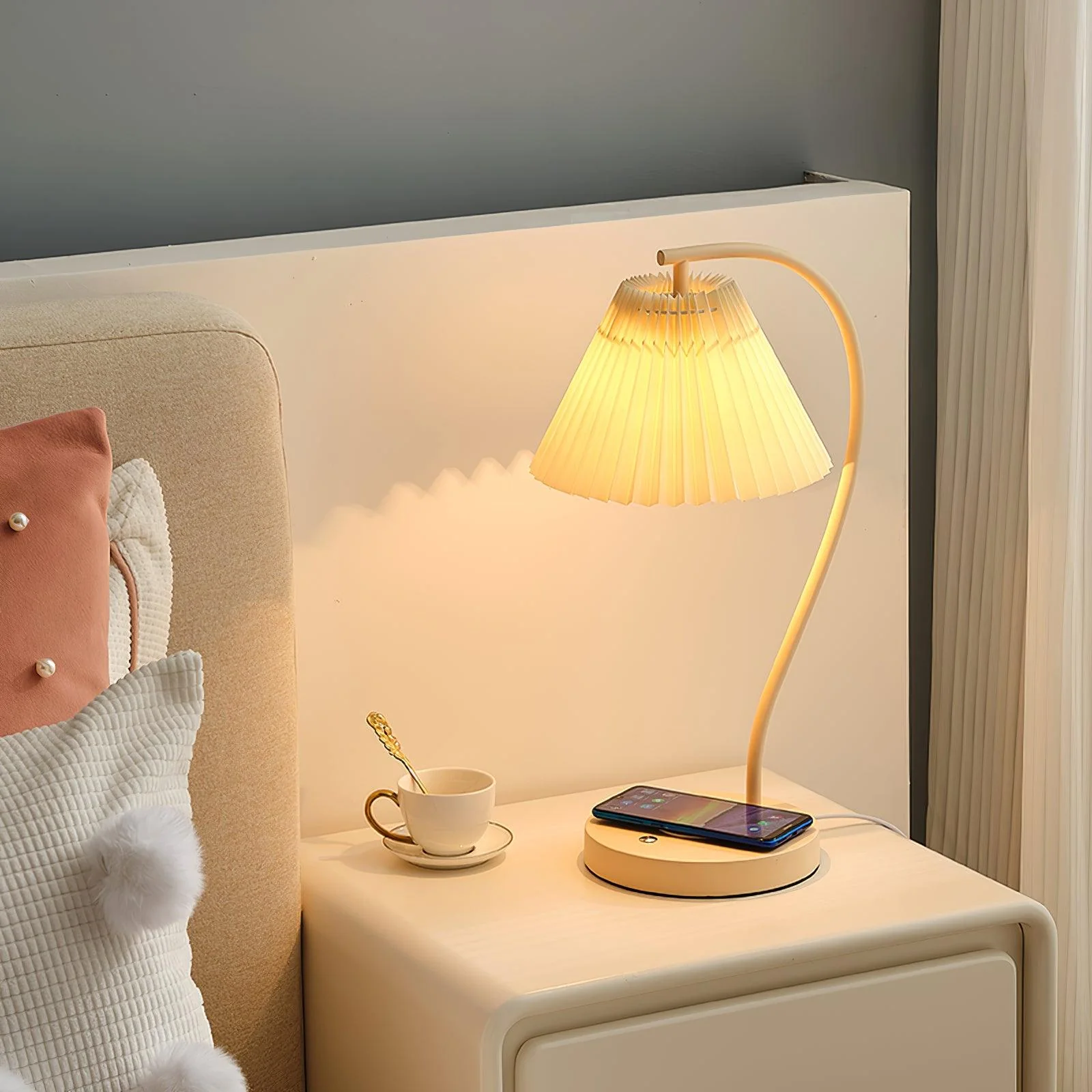 Crescini Pleated Table Lamp - Image 2