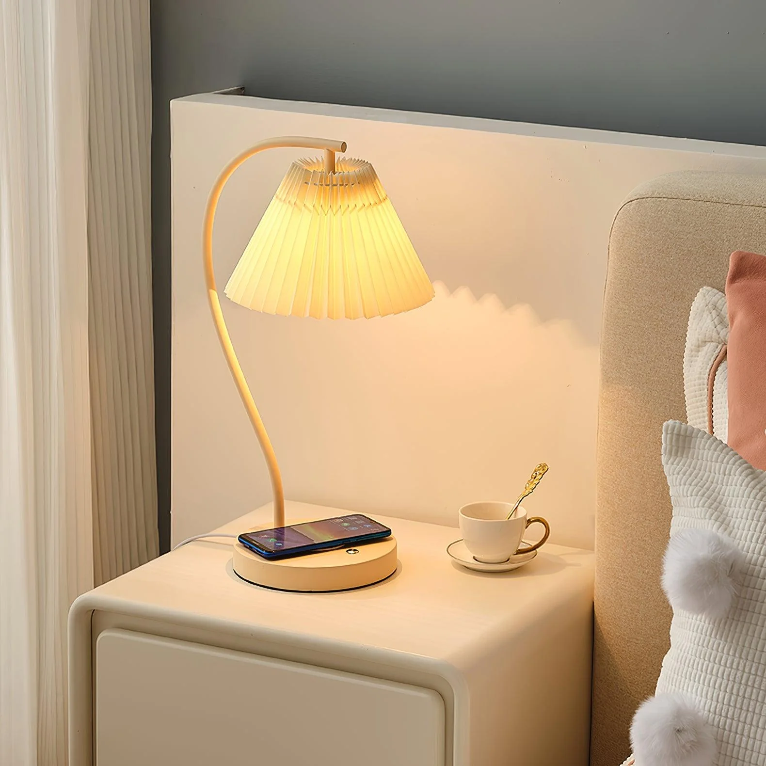 Crescini Pleated Table Lamp - Image 6