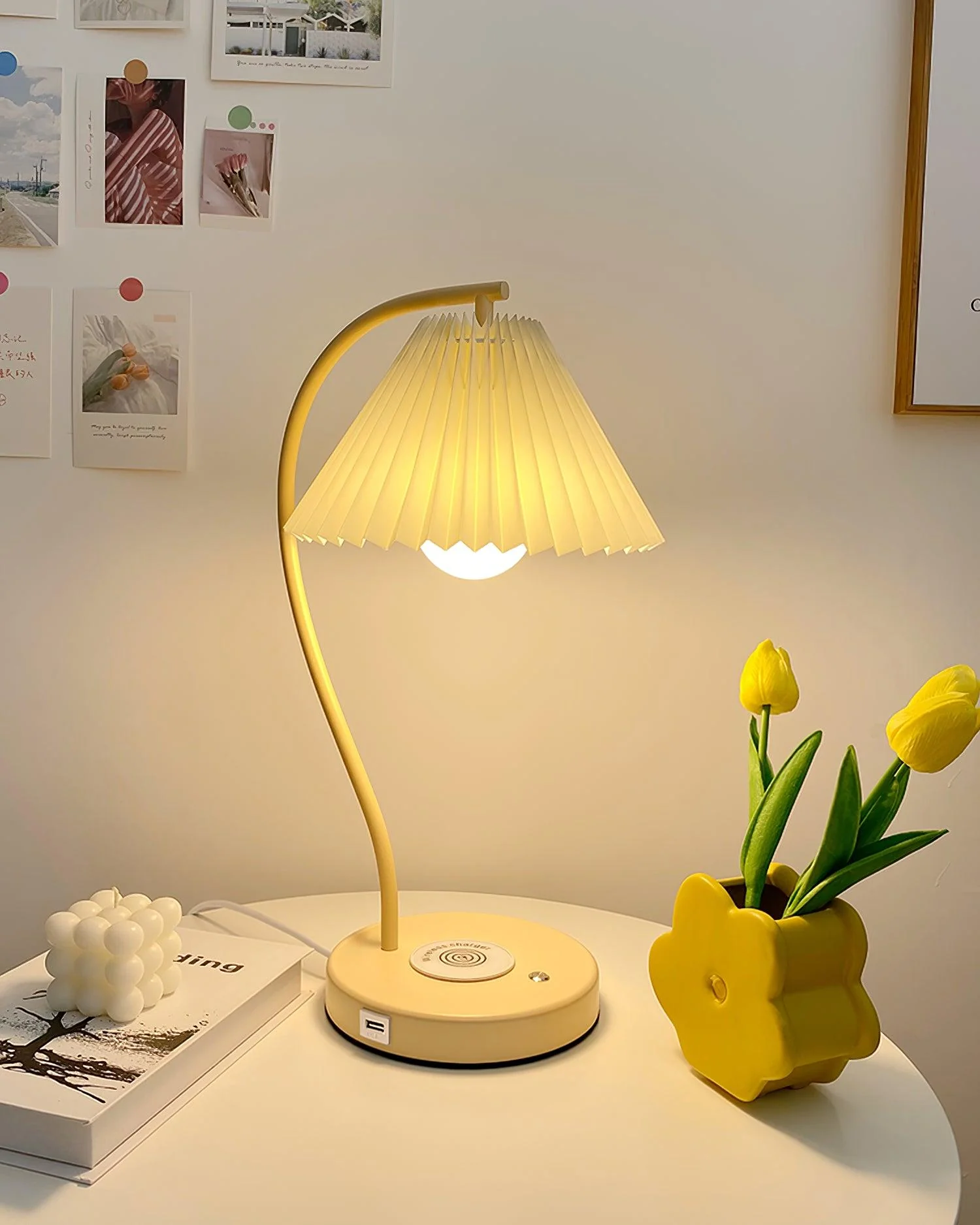 Crescini Pleated Table Lamp - Image 8