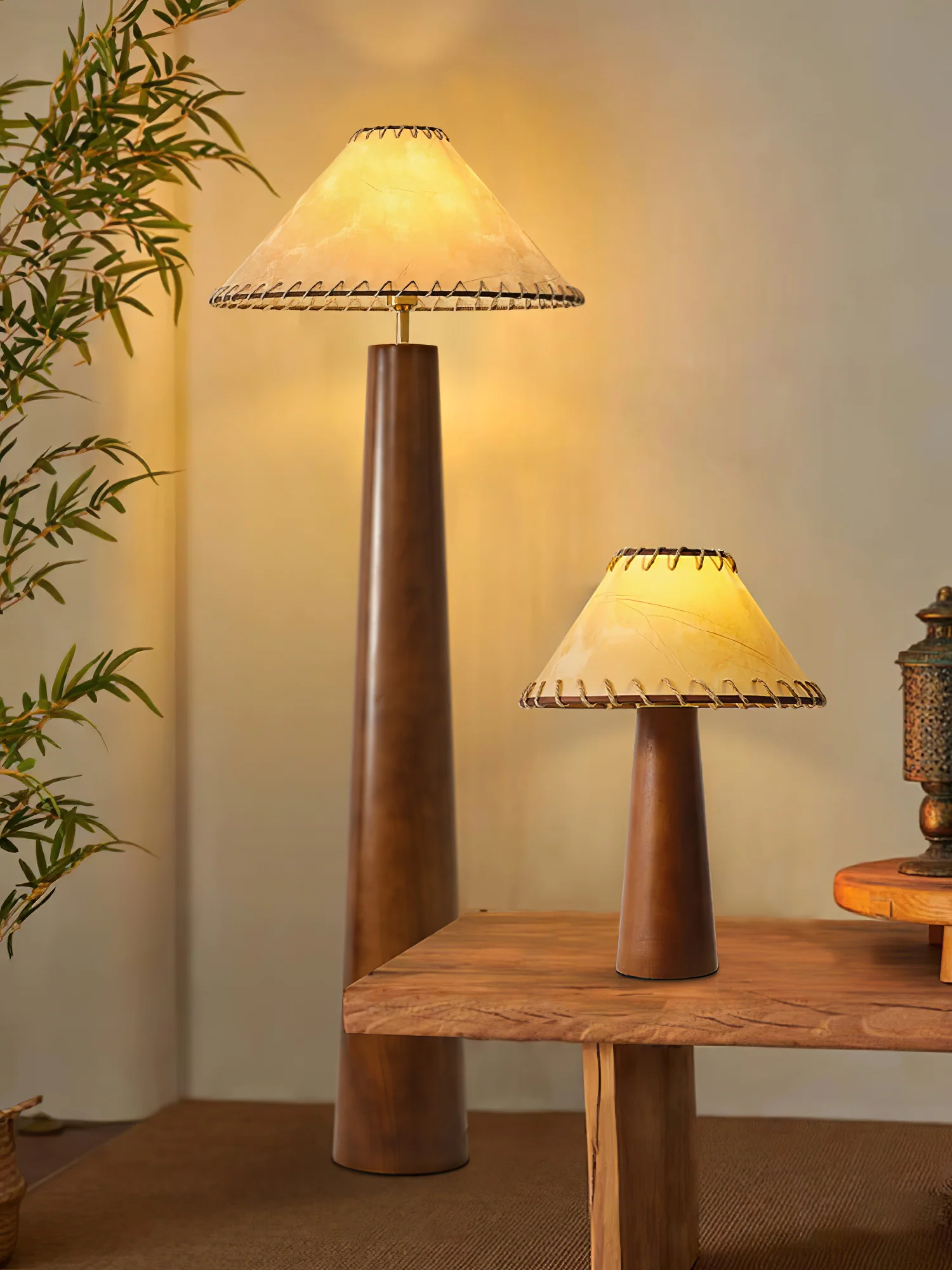 Crestview Paper Column Floor Lamp - Image 5