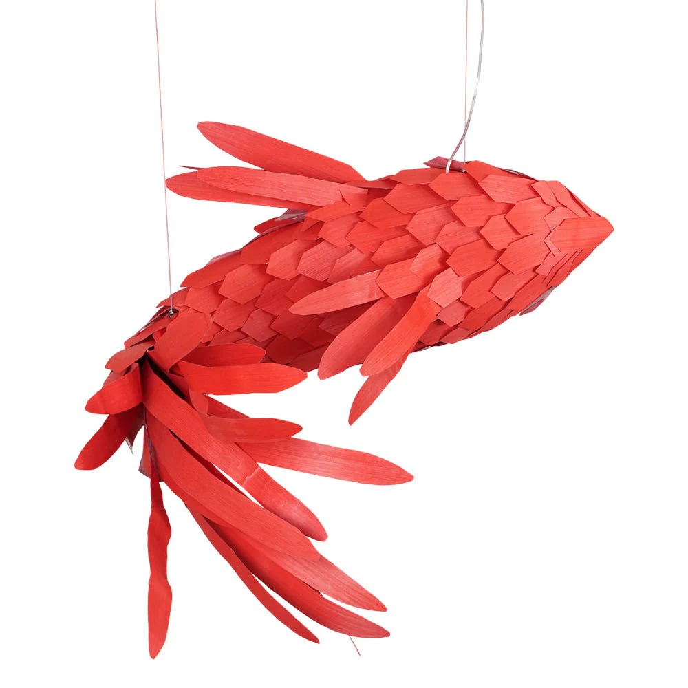 Crimson Swirl Koi Chandelier - Image 32