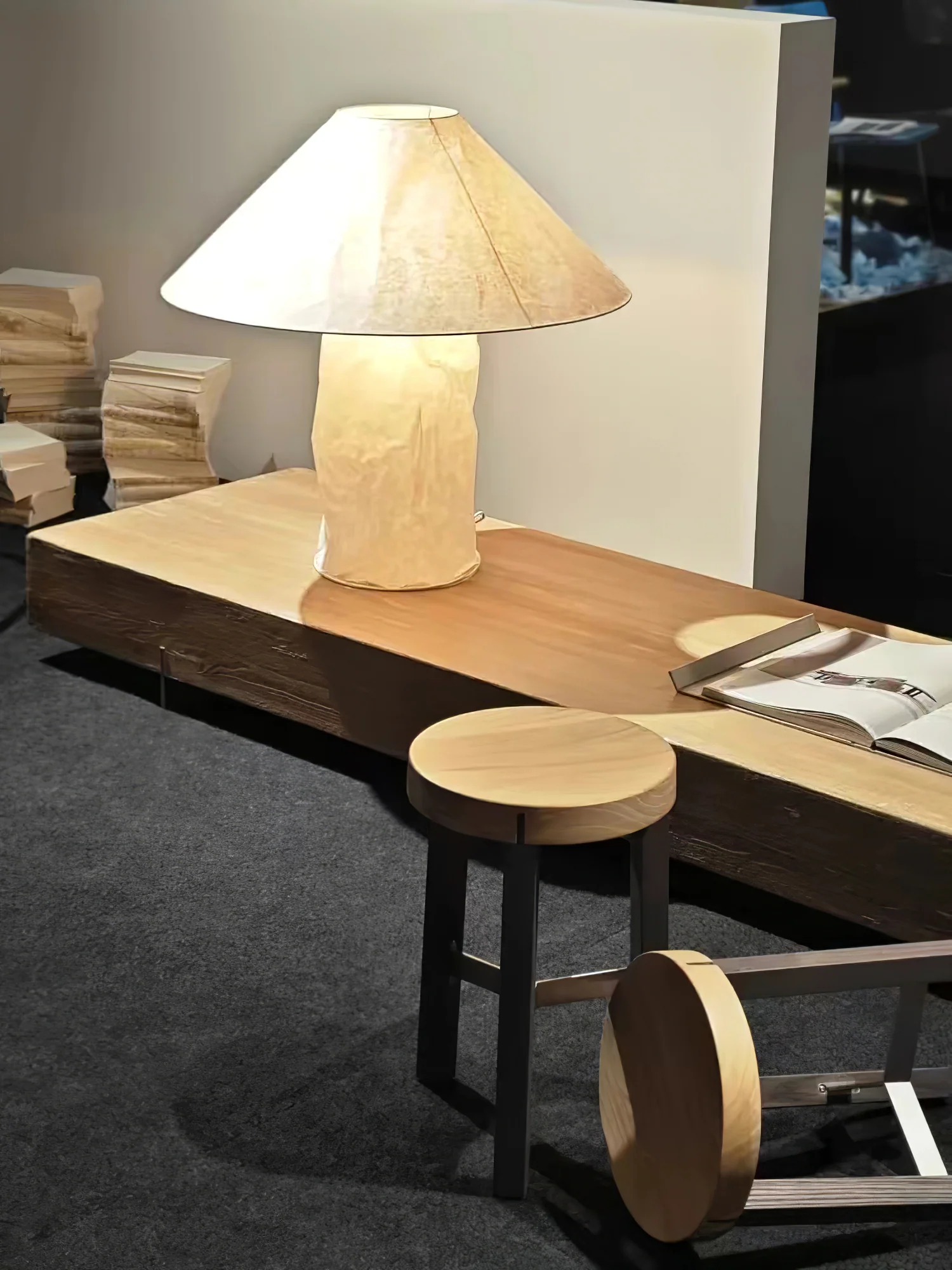 Crinkle Paper Table Lamp - Image 42