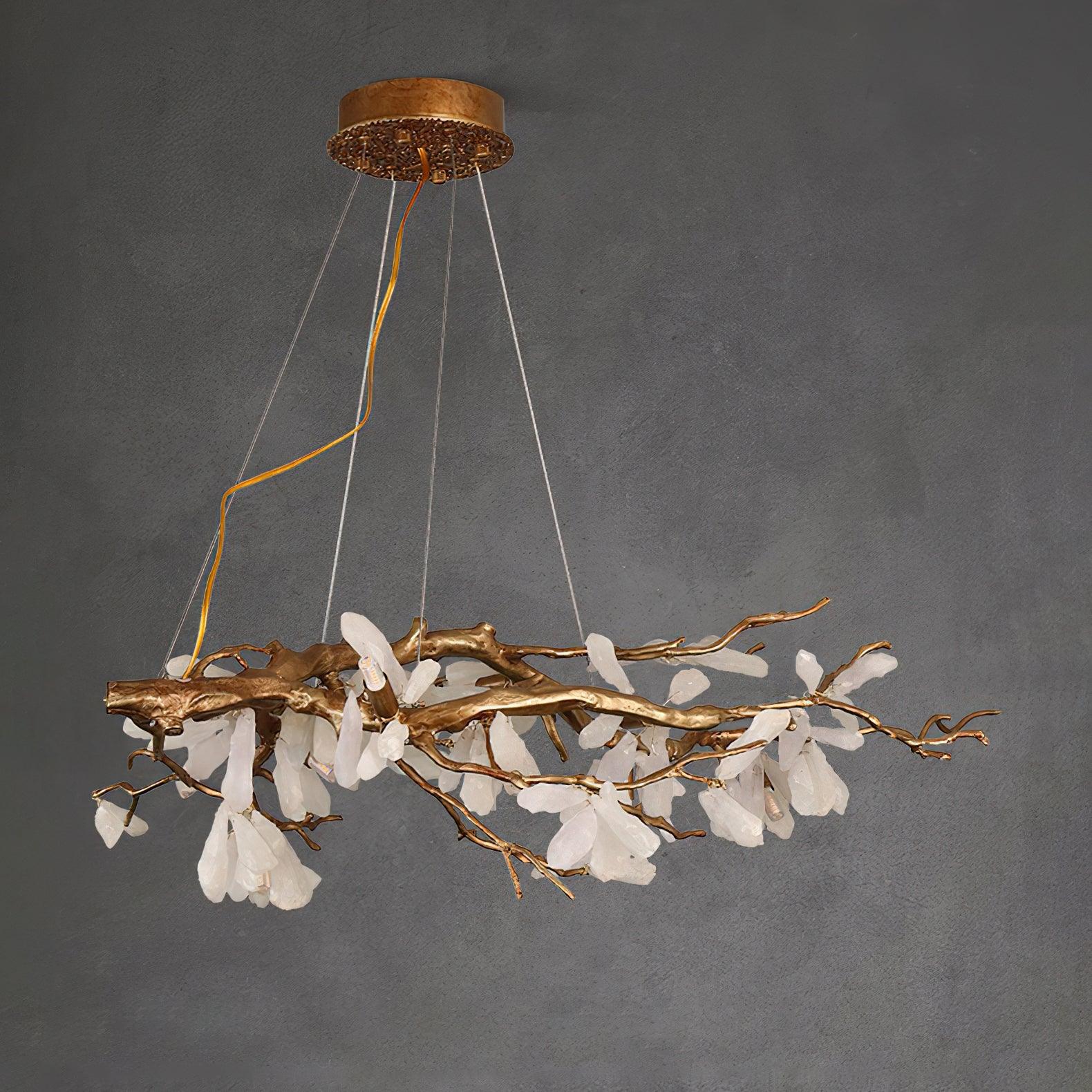 Crushed Natural Stone Chandelier - Image 11
