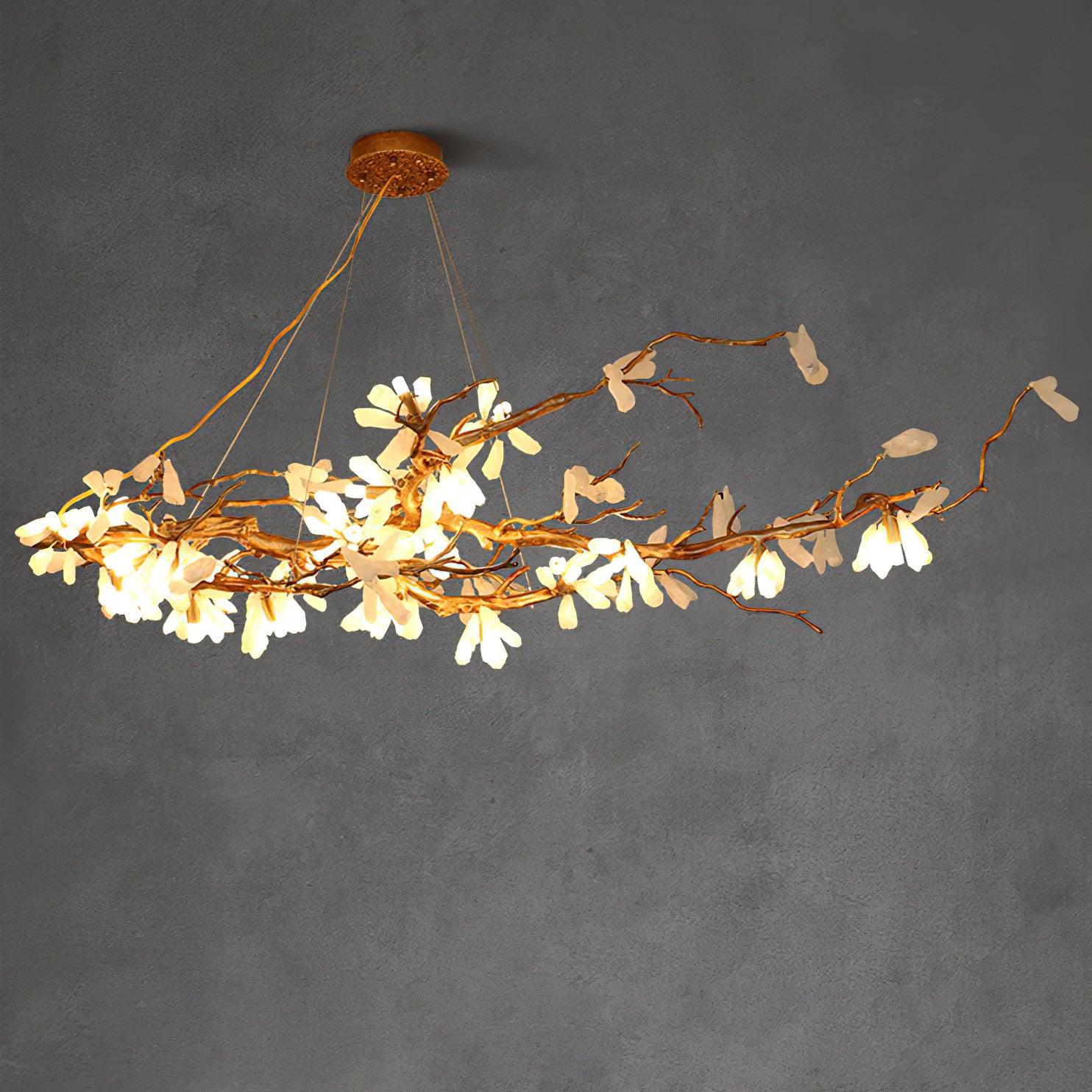 Crushed Natural Stone Chandelier - Image 13