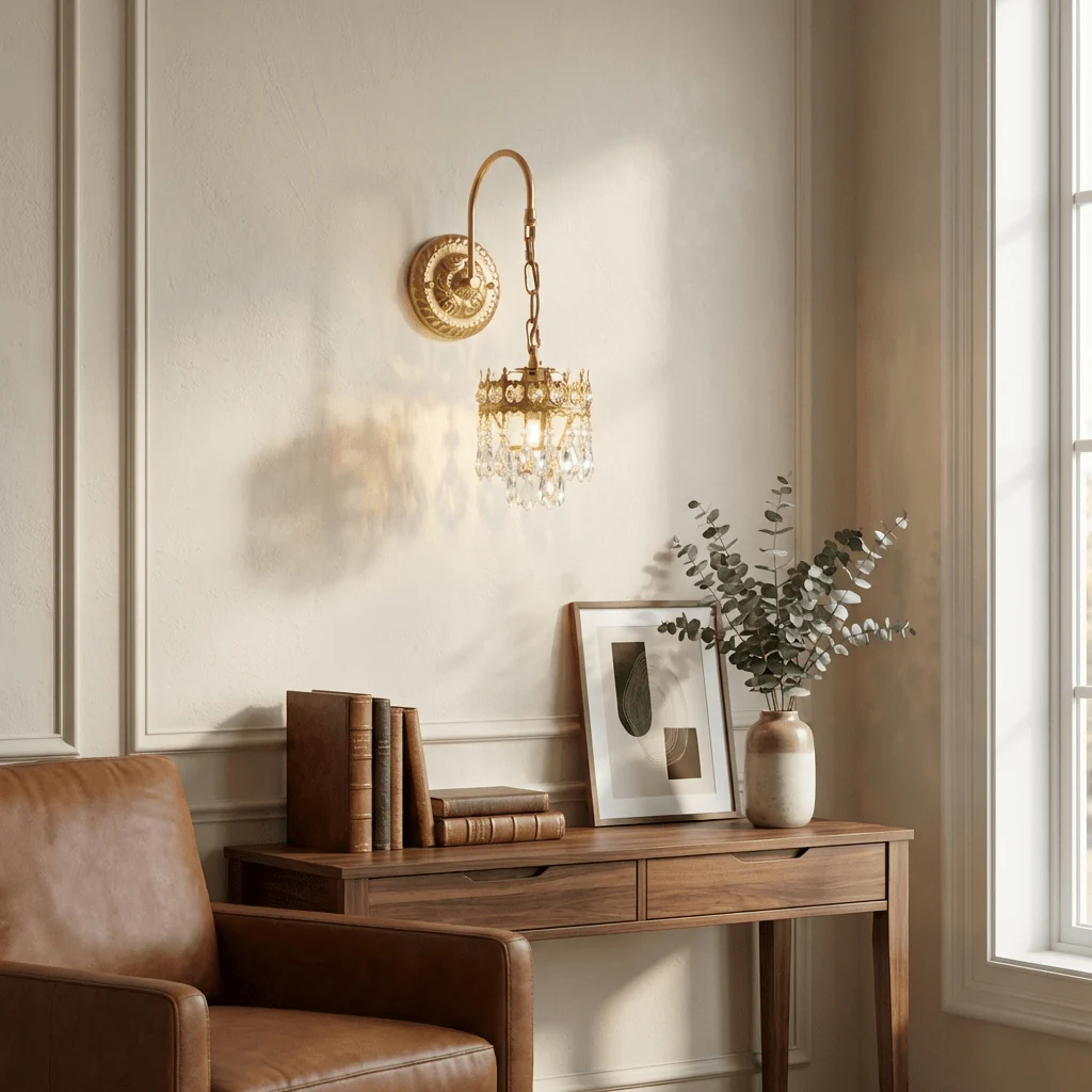 Crystal Crown Sconce - Image 2