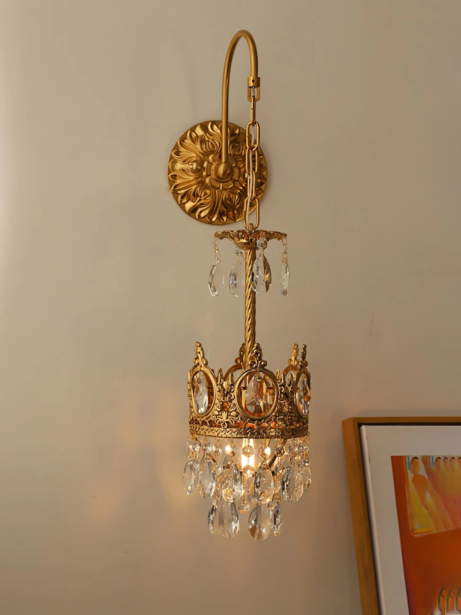 Crystal Crown Wall Light - Image 13