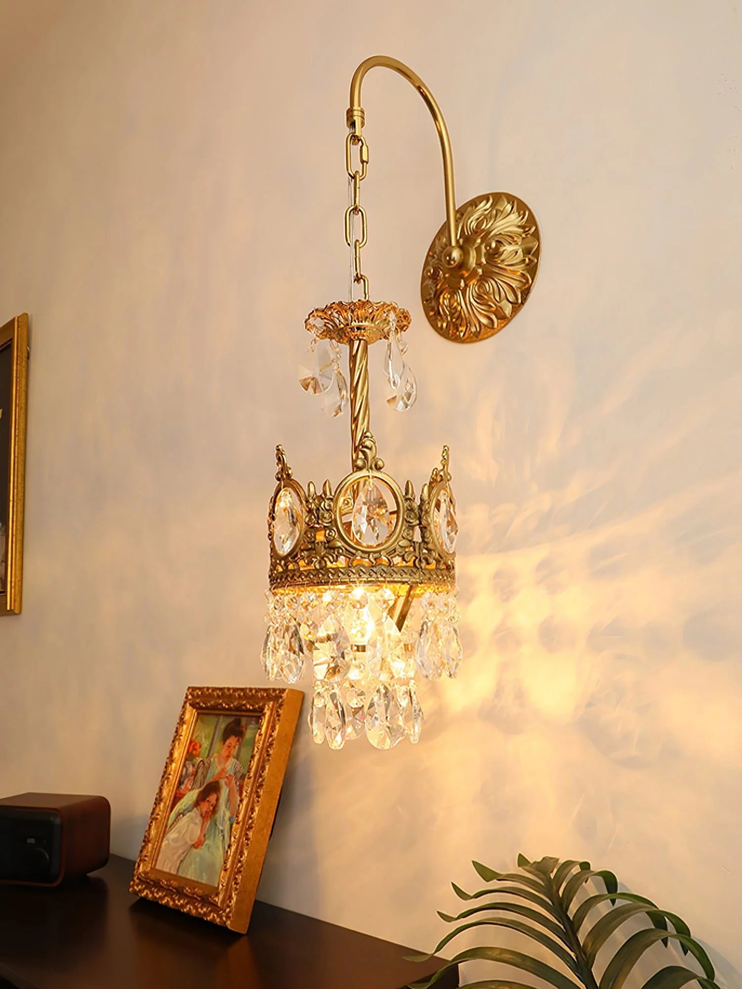 Crystal Crown Wall Light - Image 15
