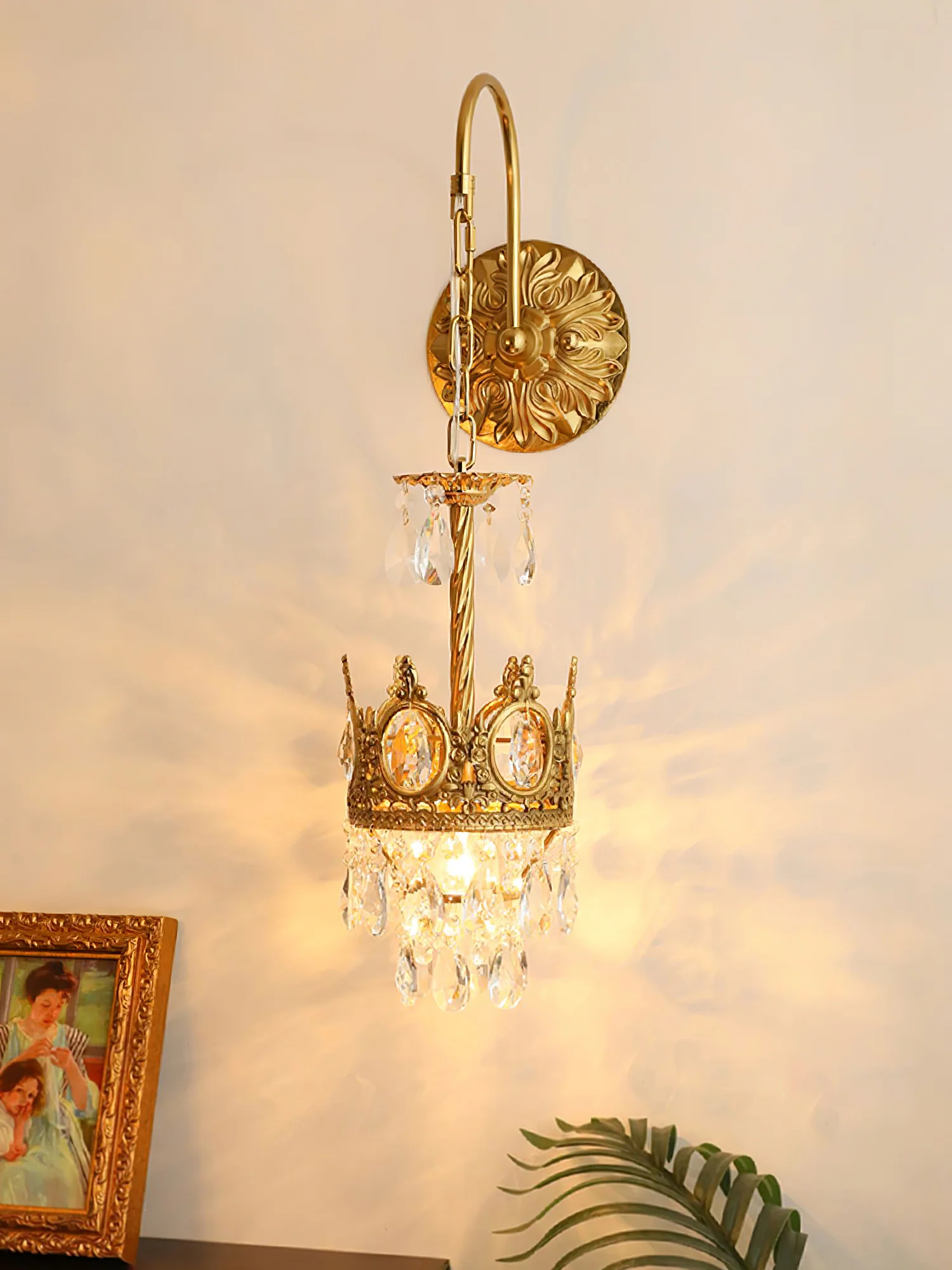 Crystal Crown Wall Light - Image 32
