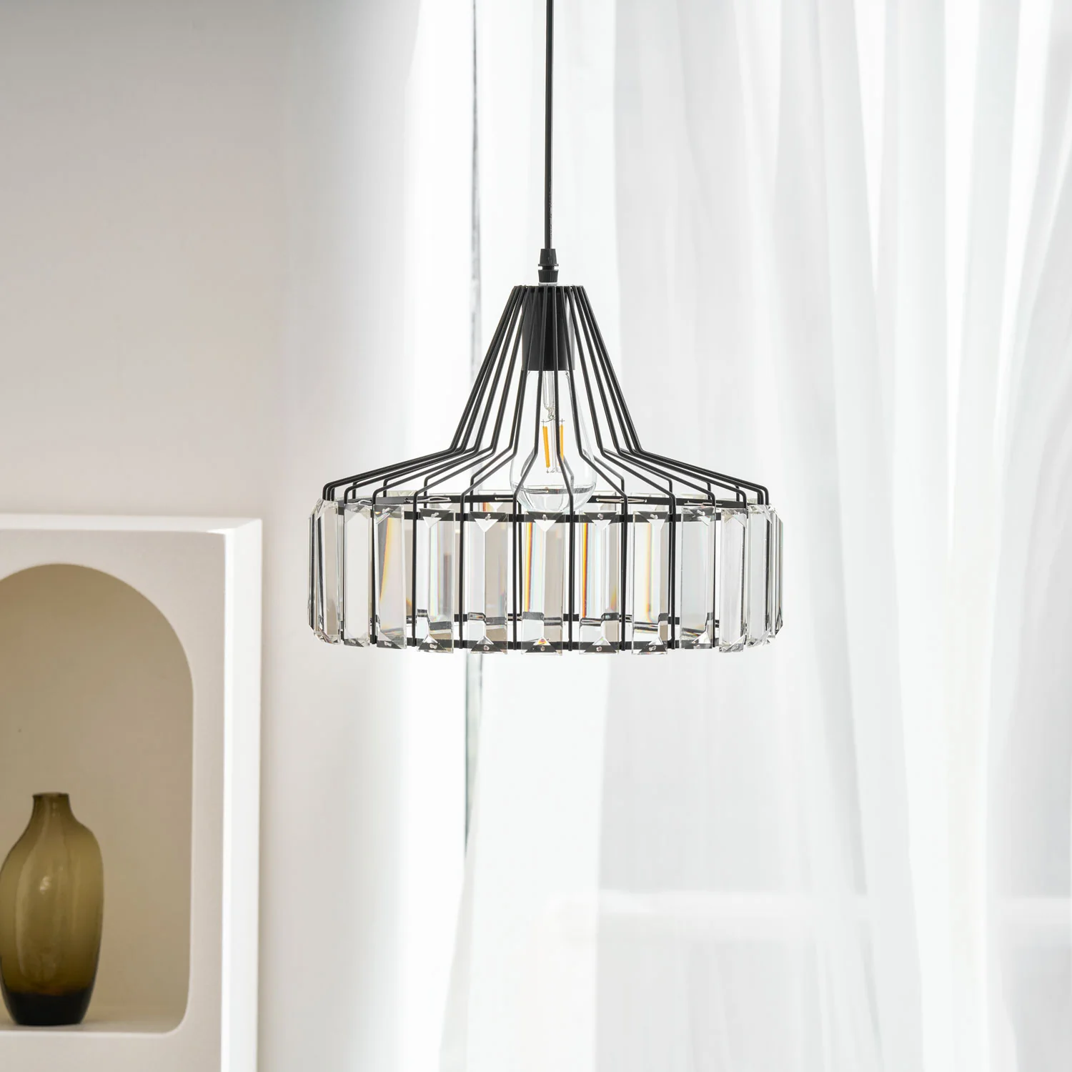 Crystal Drum Pendant Lamp - Image 48