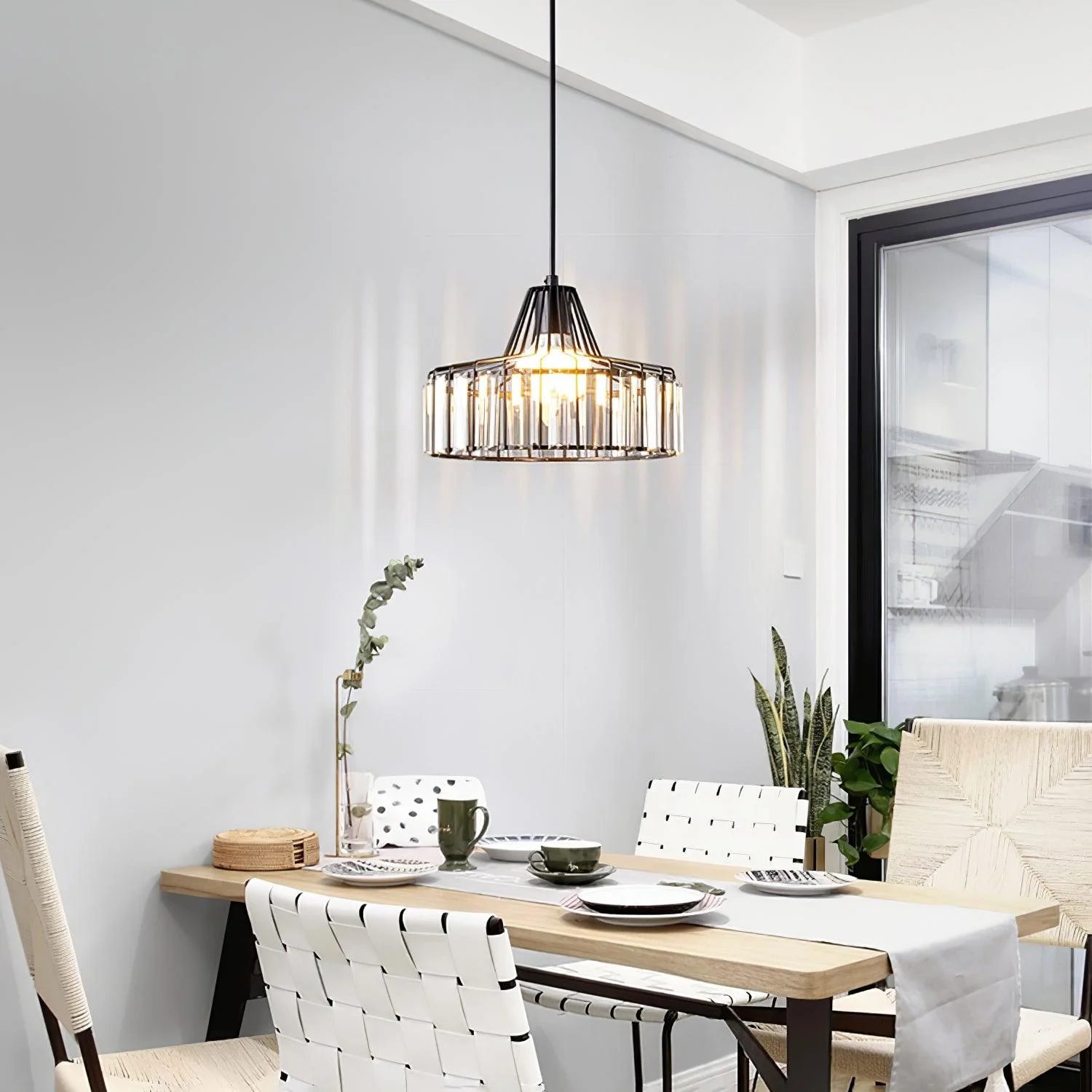 Crystal Drum Pendant Lamp - Image 5