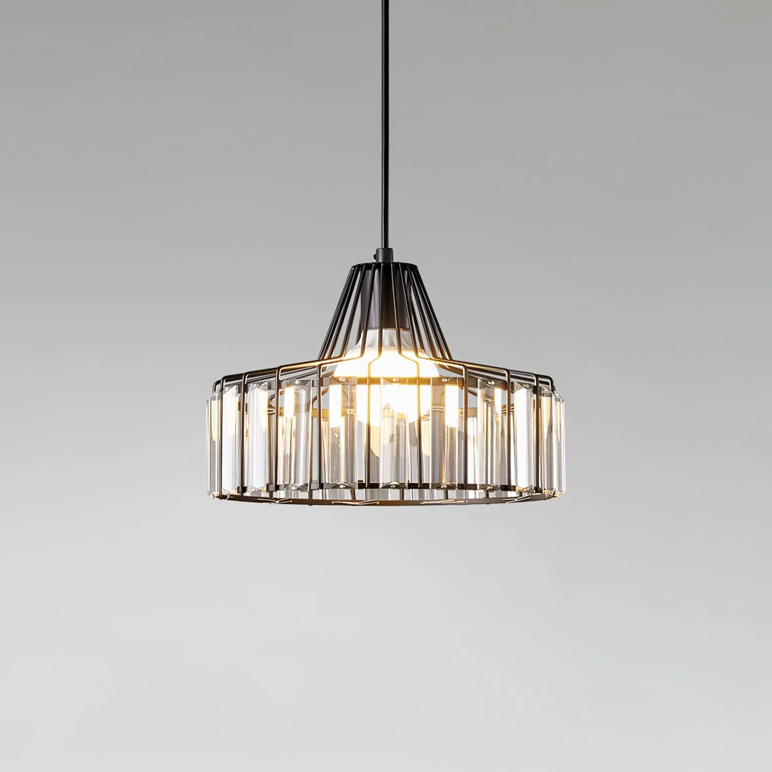 Crystal Drum Pendant Lamp - Image 9
