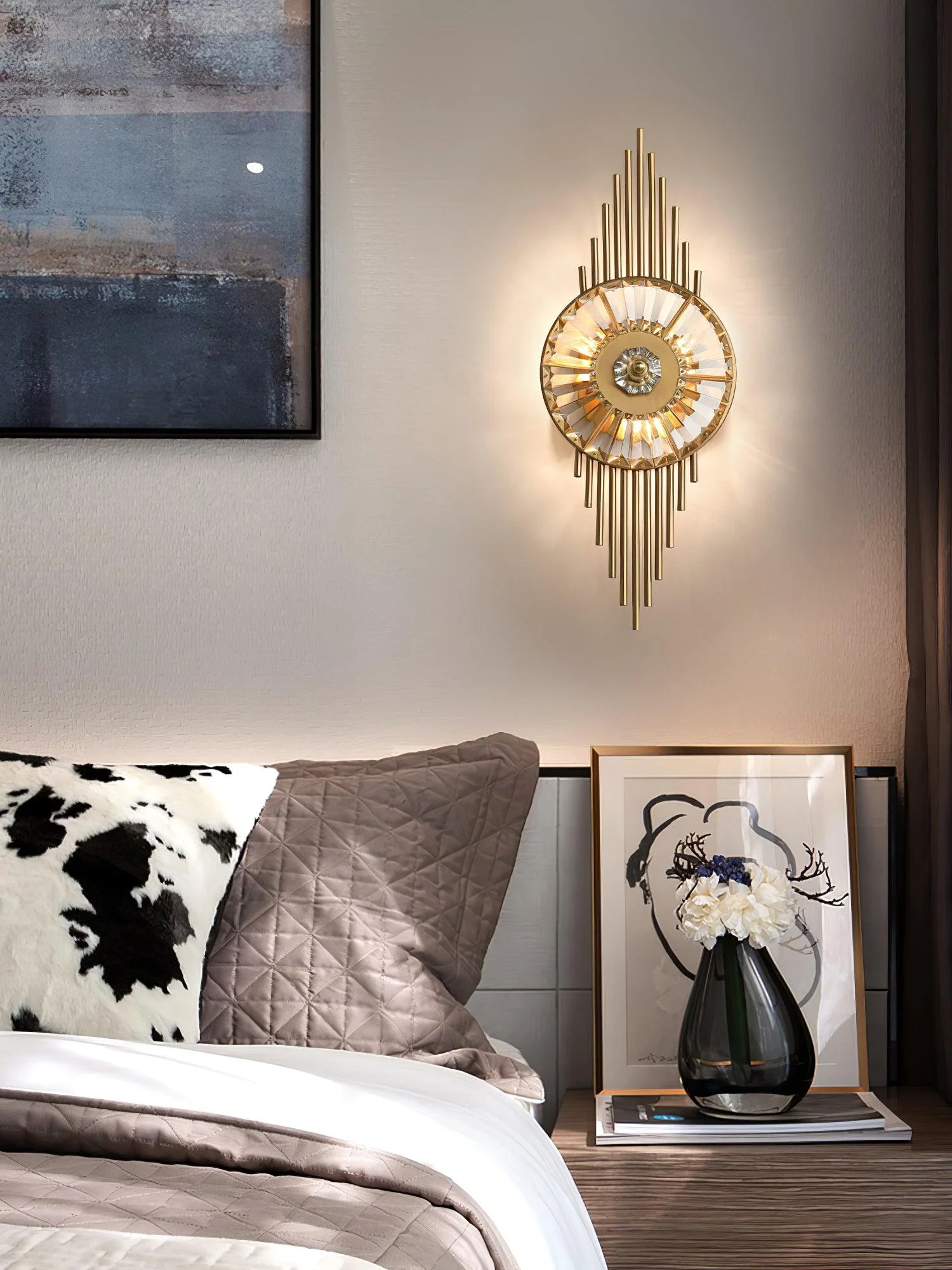 Crystal Gear Gold Wall Light - Image 16