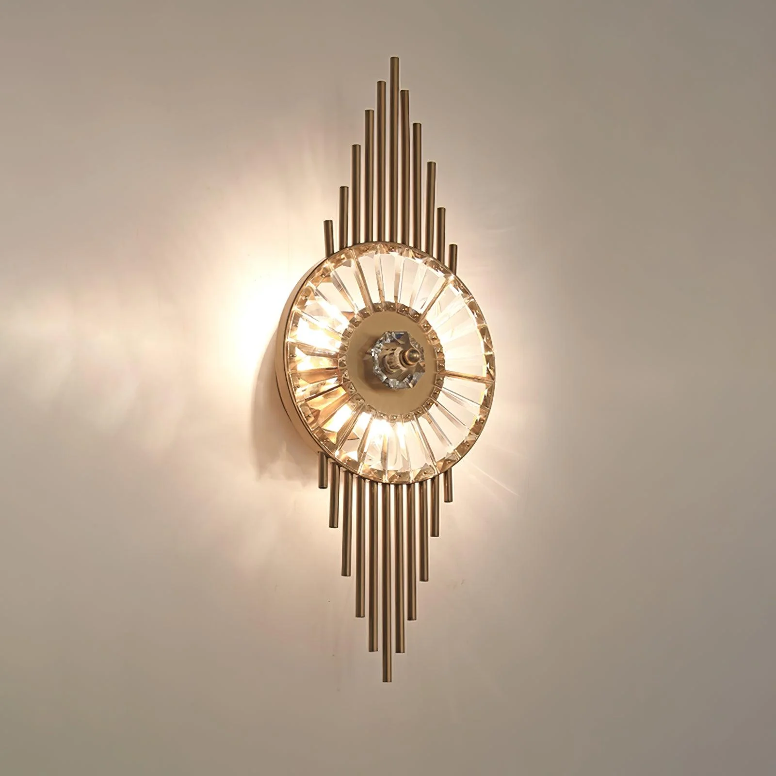 Crystal Gear Gold Wall Light - Image 4